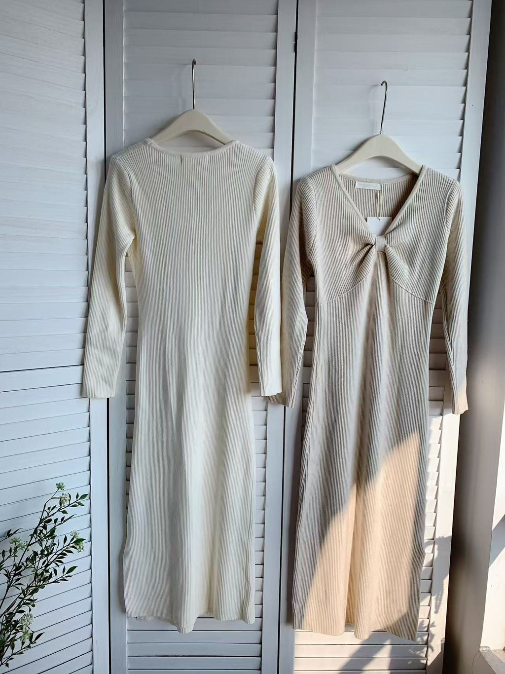 HELLO MILK TEE- 85780 針織連衣裙