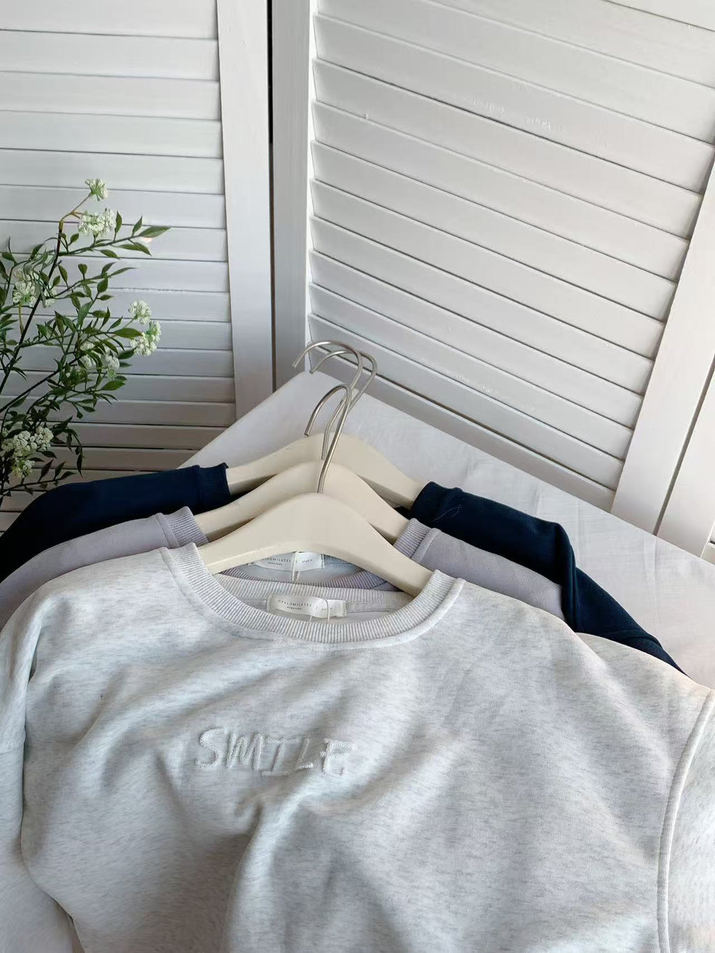 HELLO MILK TEE- 85852 字母衛衣