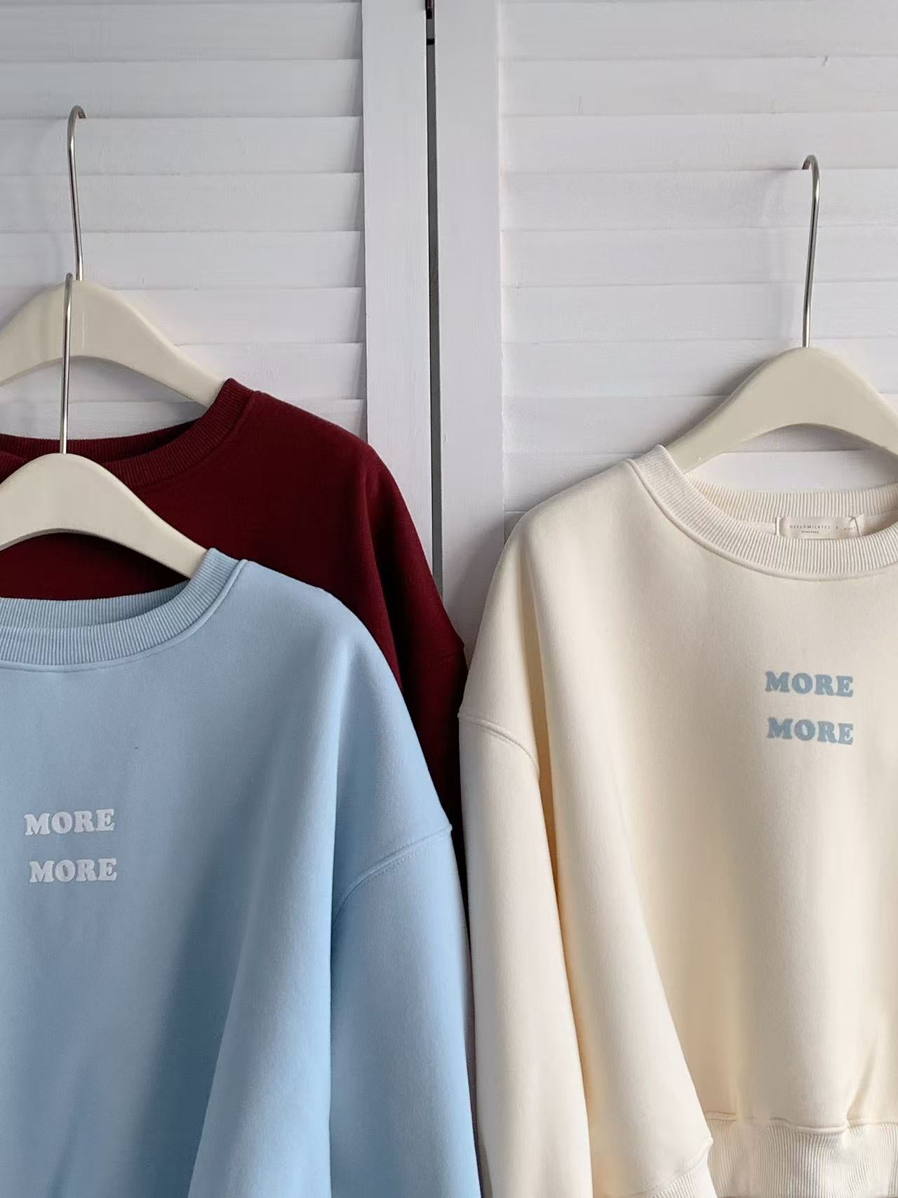 HELLO MILK TEE- 85884 圓領衛衣