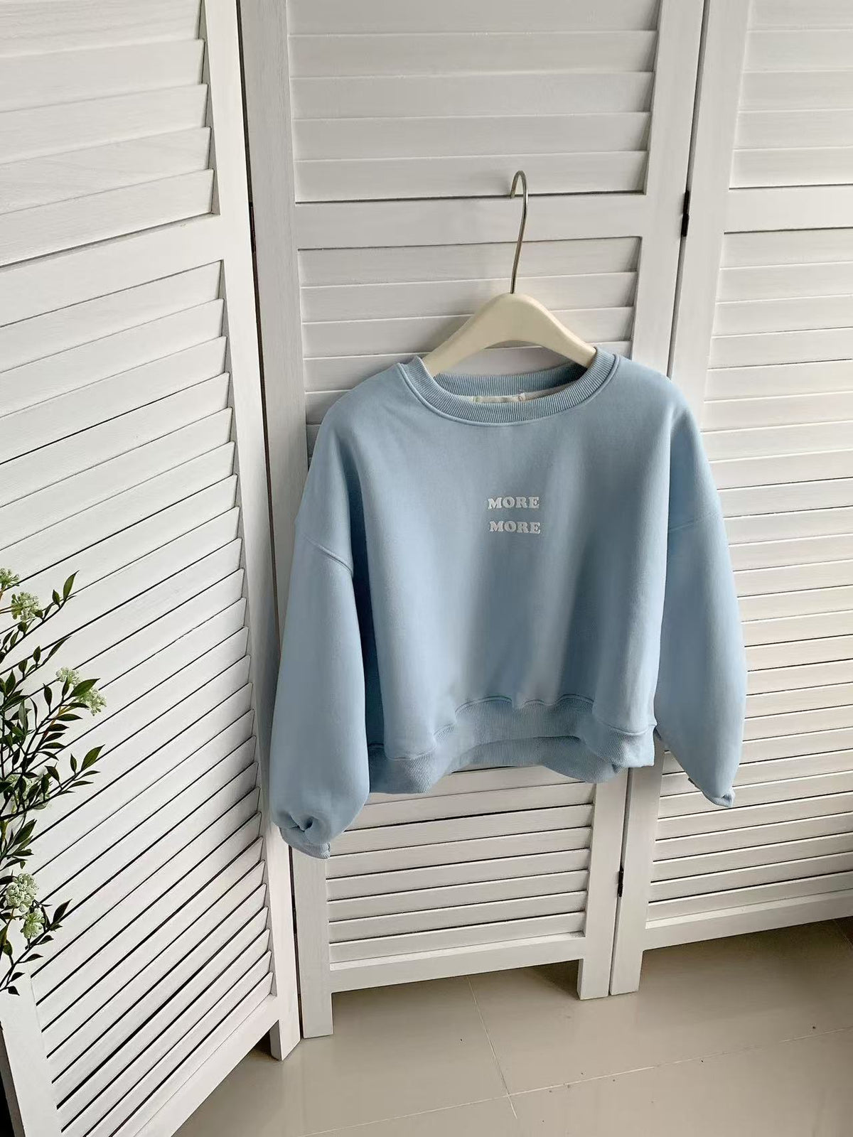 HELLO MILK TEE- 85884 圓領衛衣