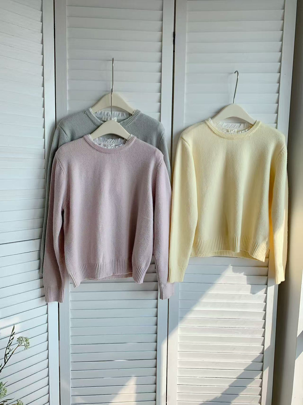 HELLO MILK TEE- 85849 拼接花邊杉