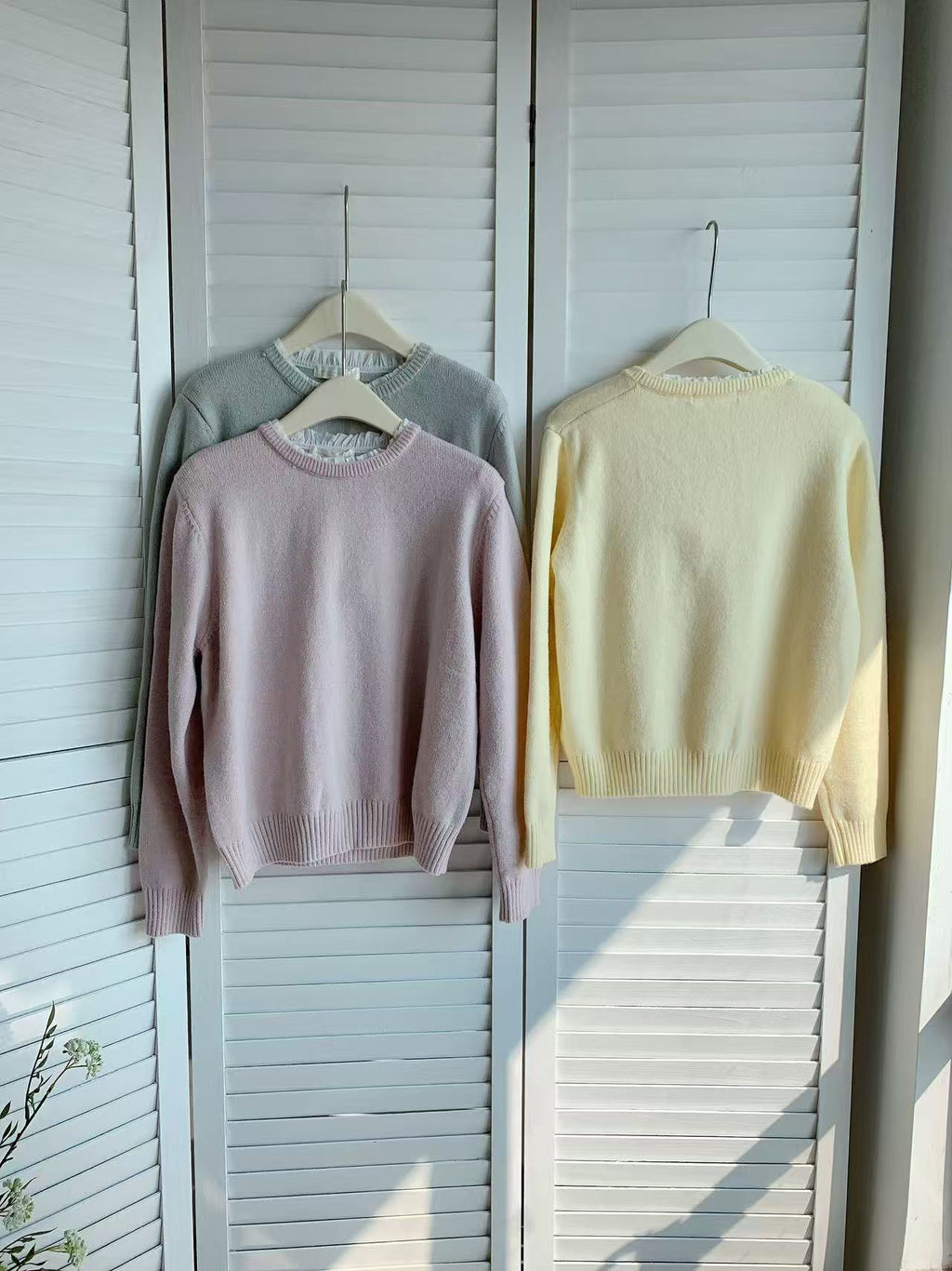 HELLO MILK TEE- 85849 拼接花邊杉