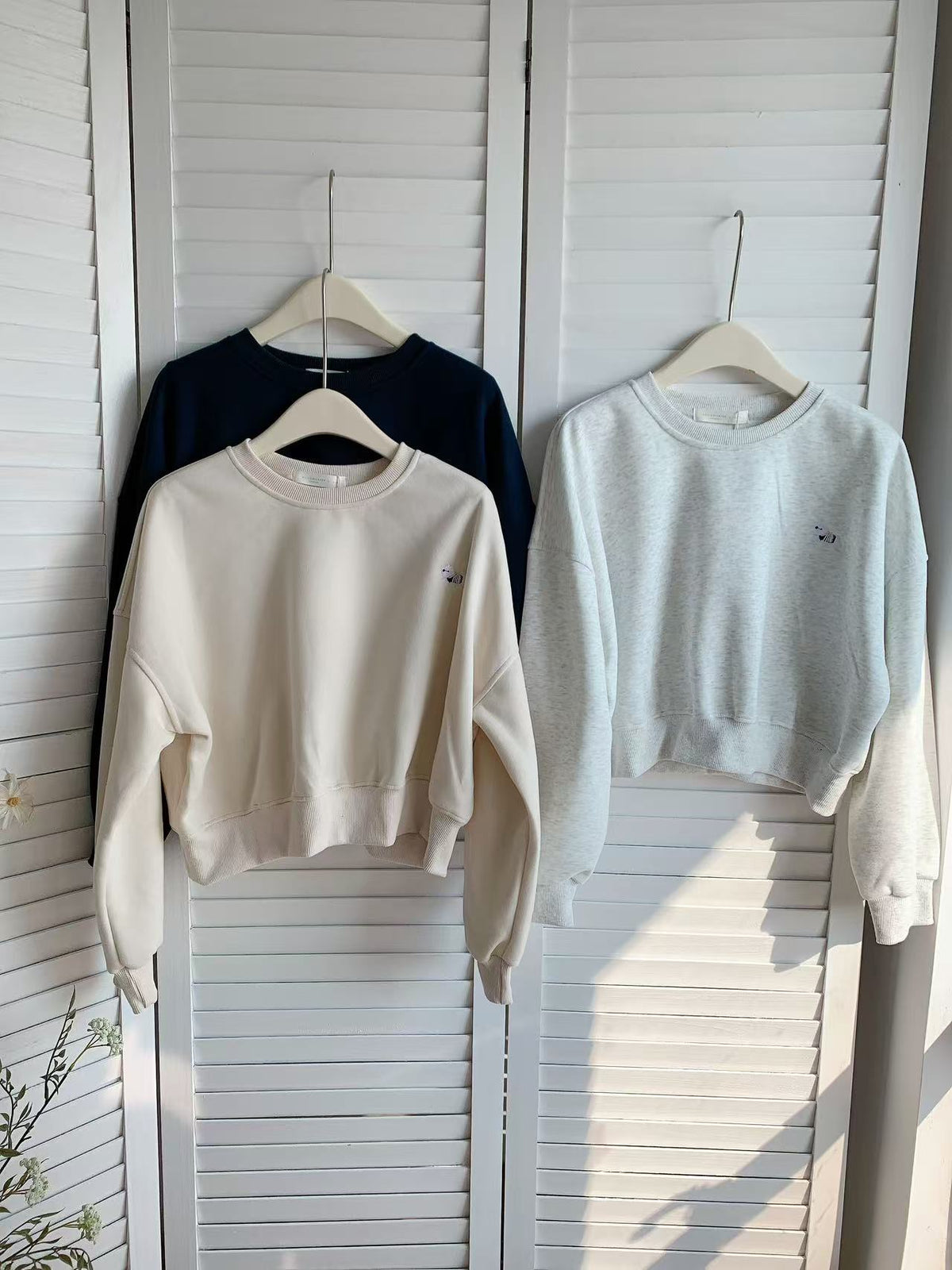 HELLO MILK TEE- 85848 刺繡衛衣