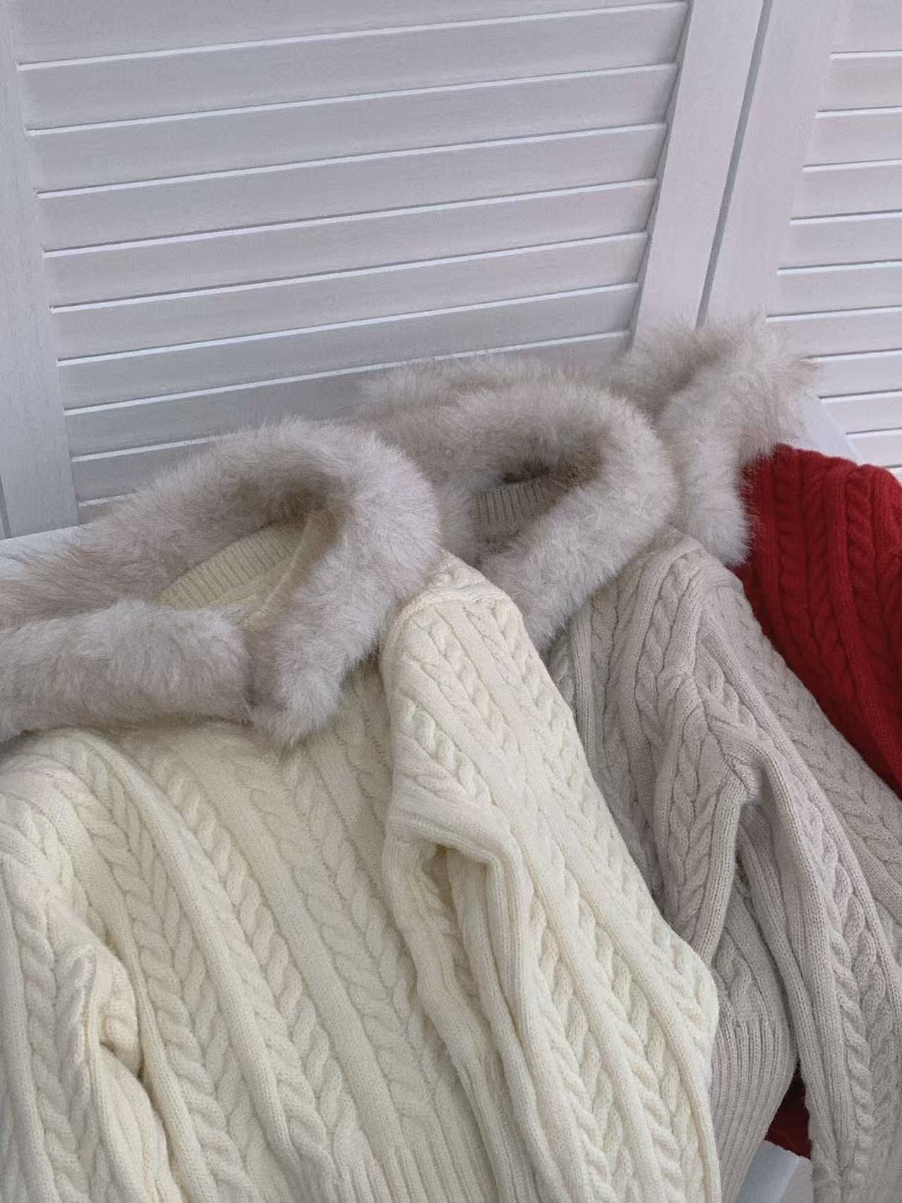 HELLO MILK TEE- 85893 扭花針織衫