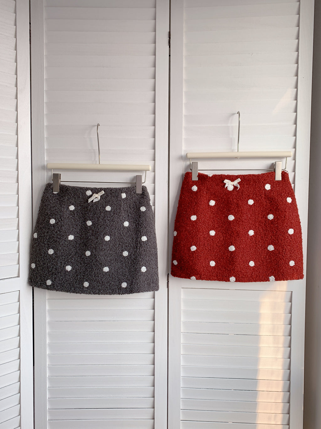 HELLO MILK TEE- 85860 點點短裙