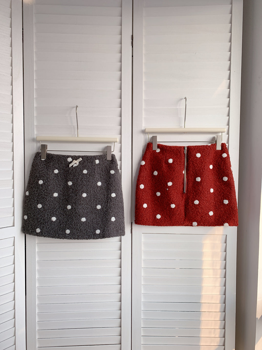 HELLO MILK TEE- 85860 點點短裙