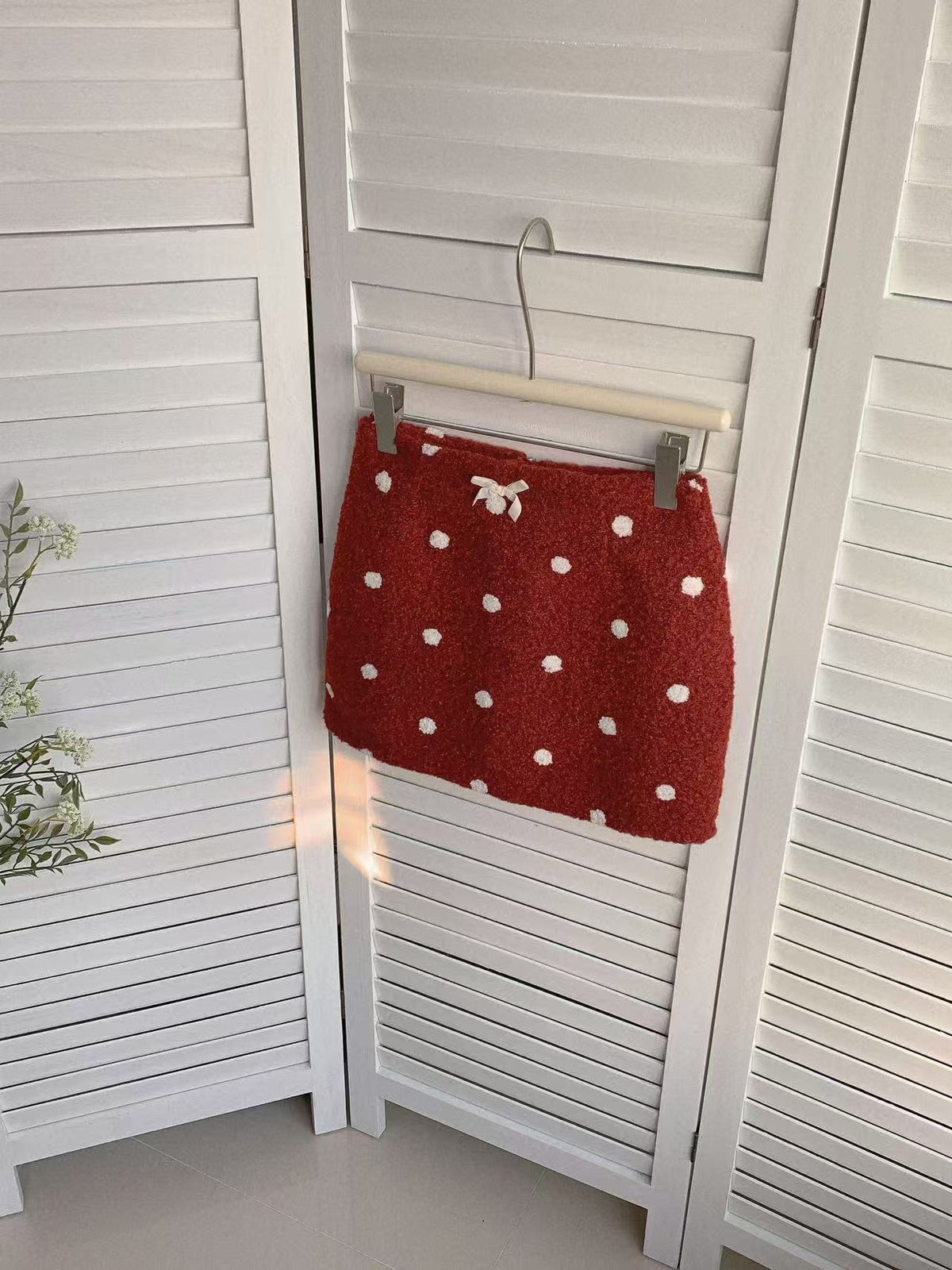 HELLO MILK TEE- 85860 點點短裙