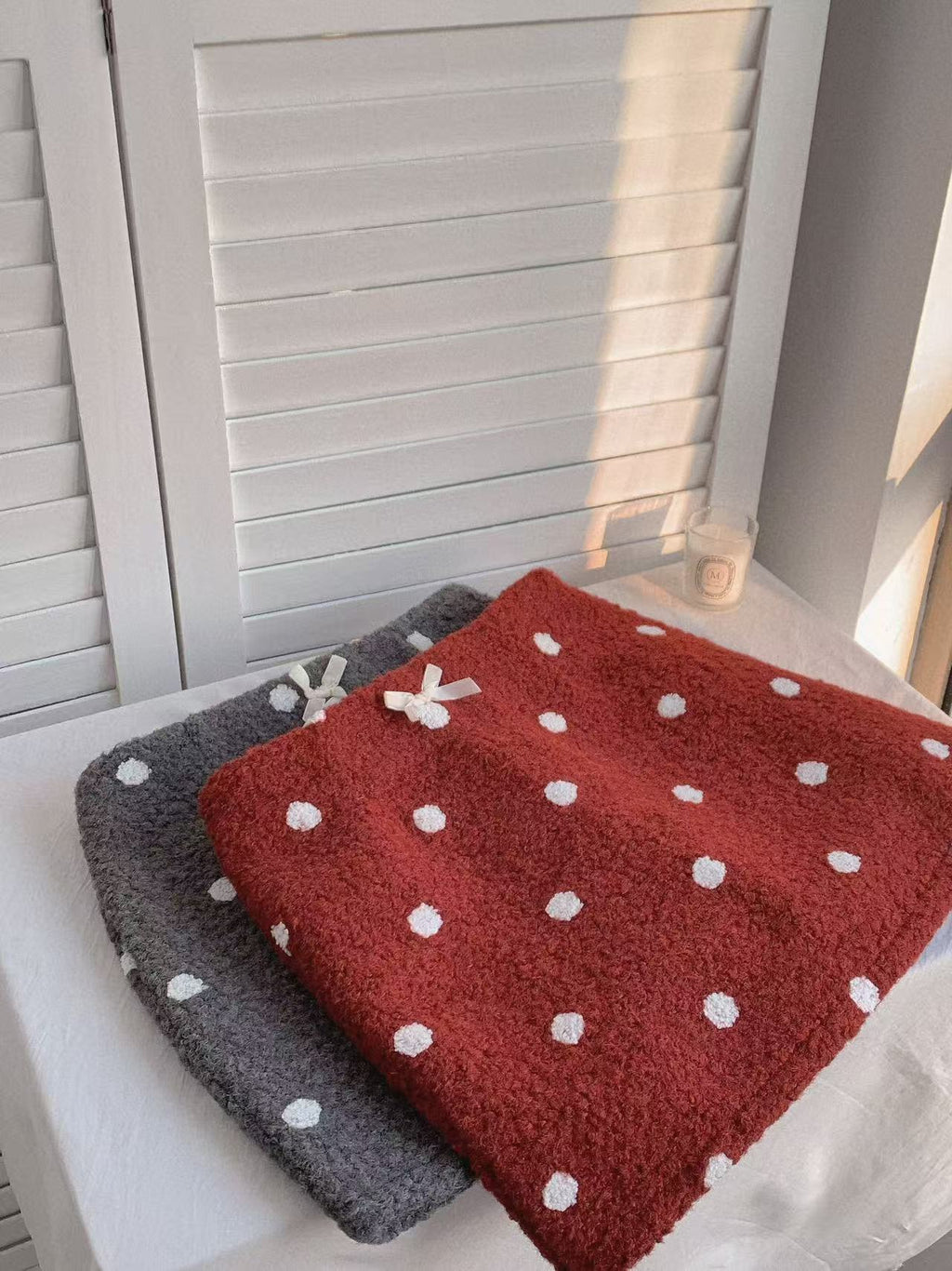 HELLO MILK TEE- 85860 點點短裙