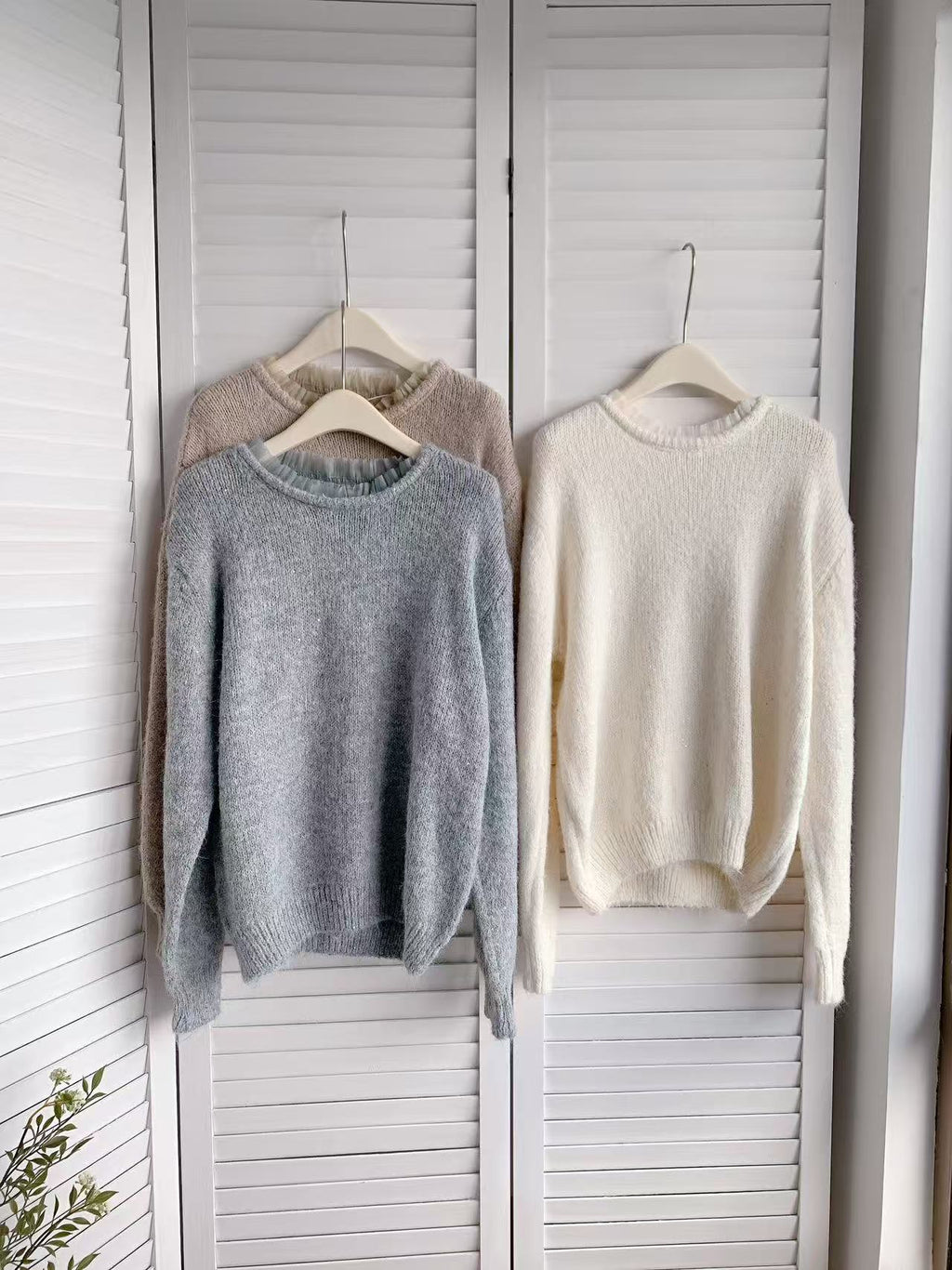 HELLO MILK TEE- 85850 圓領針織衫