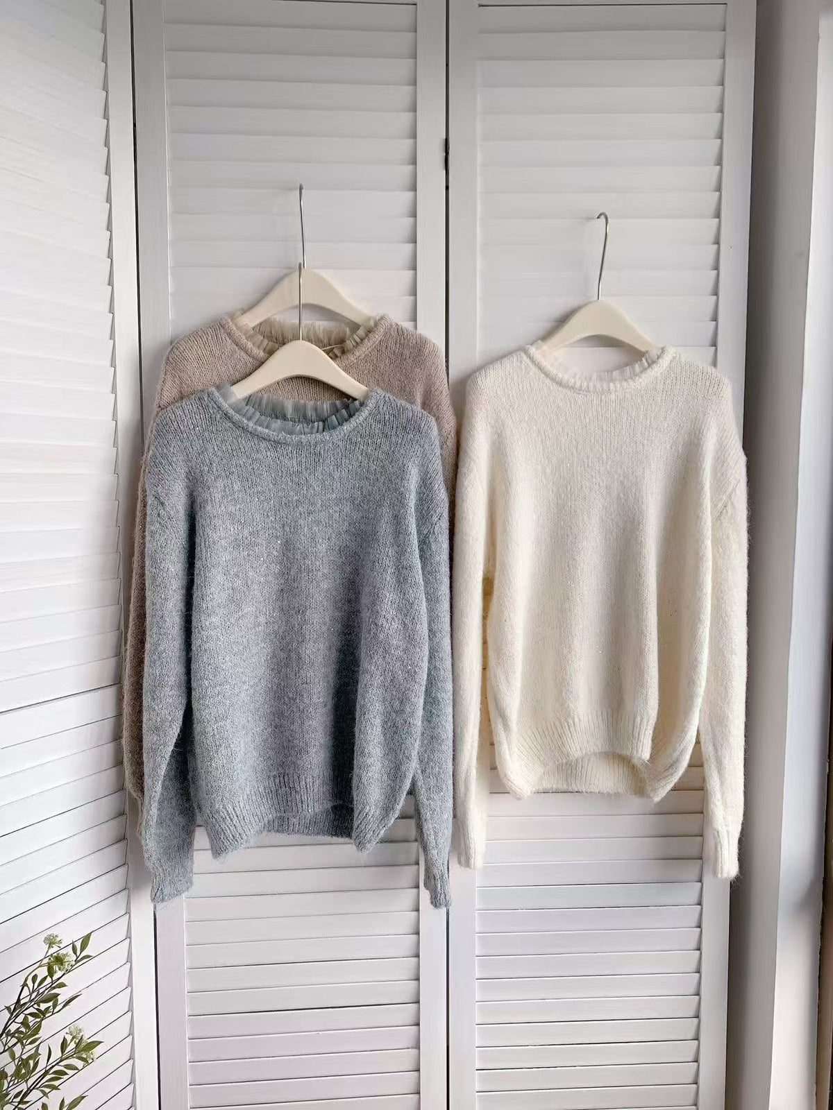 HELLO MILK TEE- 85850 圓領針織衫