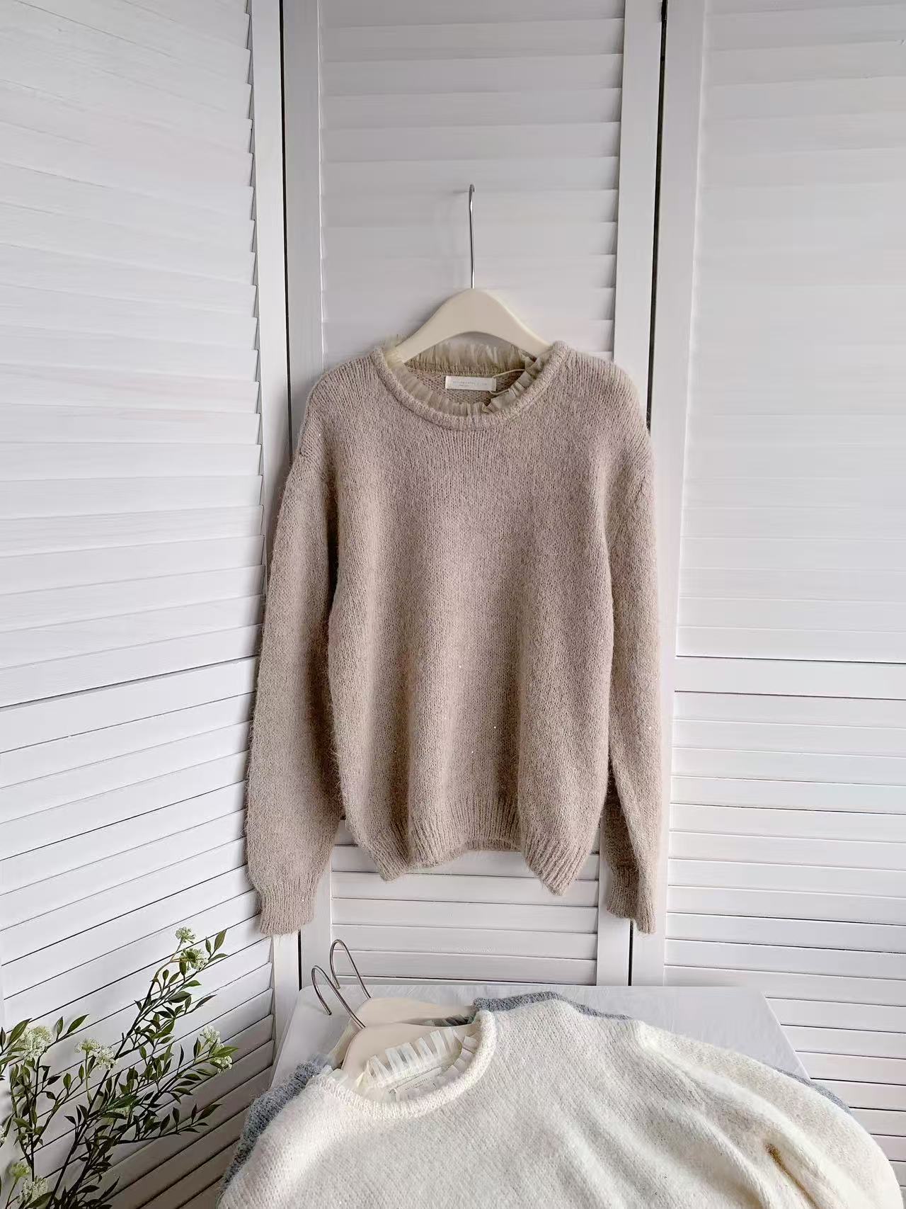 HELLO MILK TEE- 85850 圓領針織衫