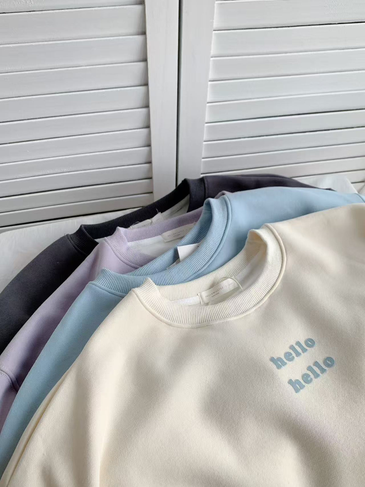 HELLO MILK TEE- 85881 套頭衛衣