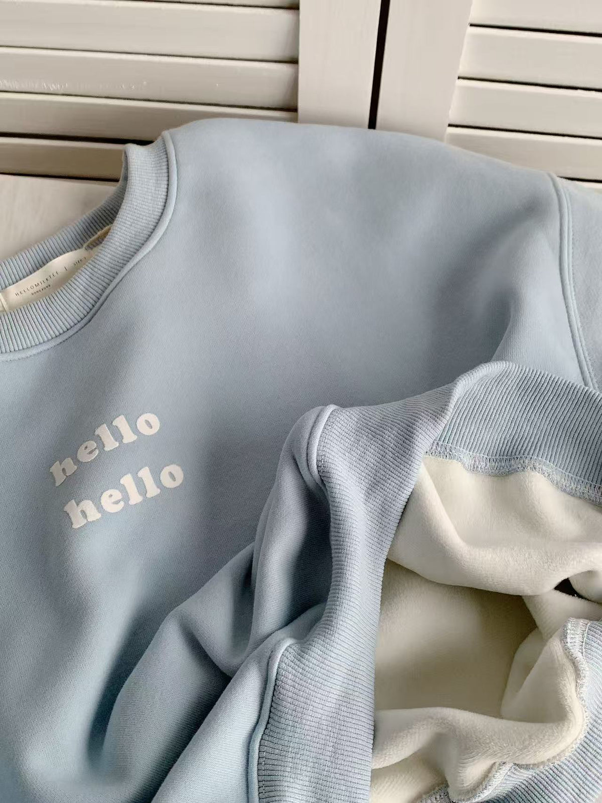 HELLO MILK TEE- 85881 套頭衛衣