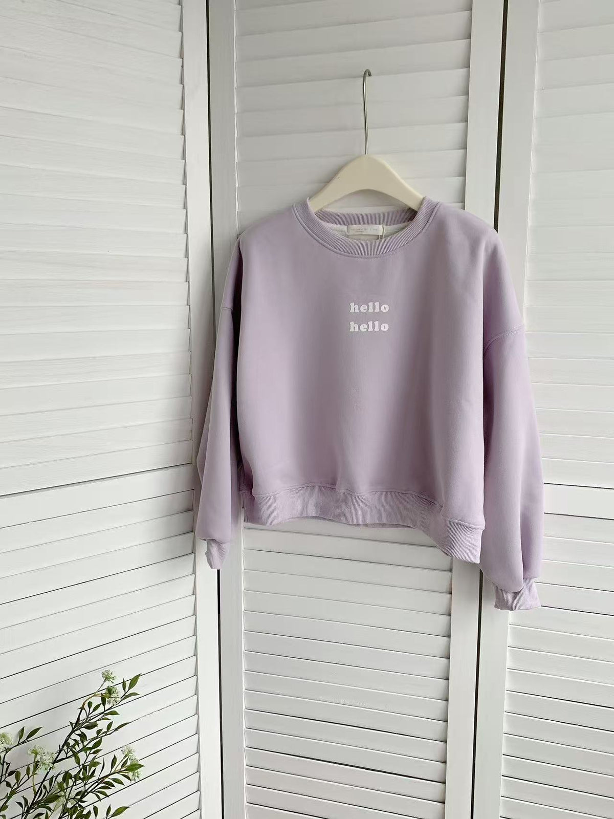 HELLO MILK TEE- 85881 套頭衛衣