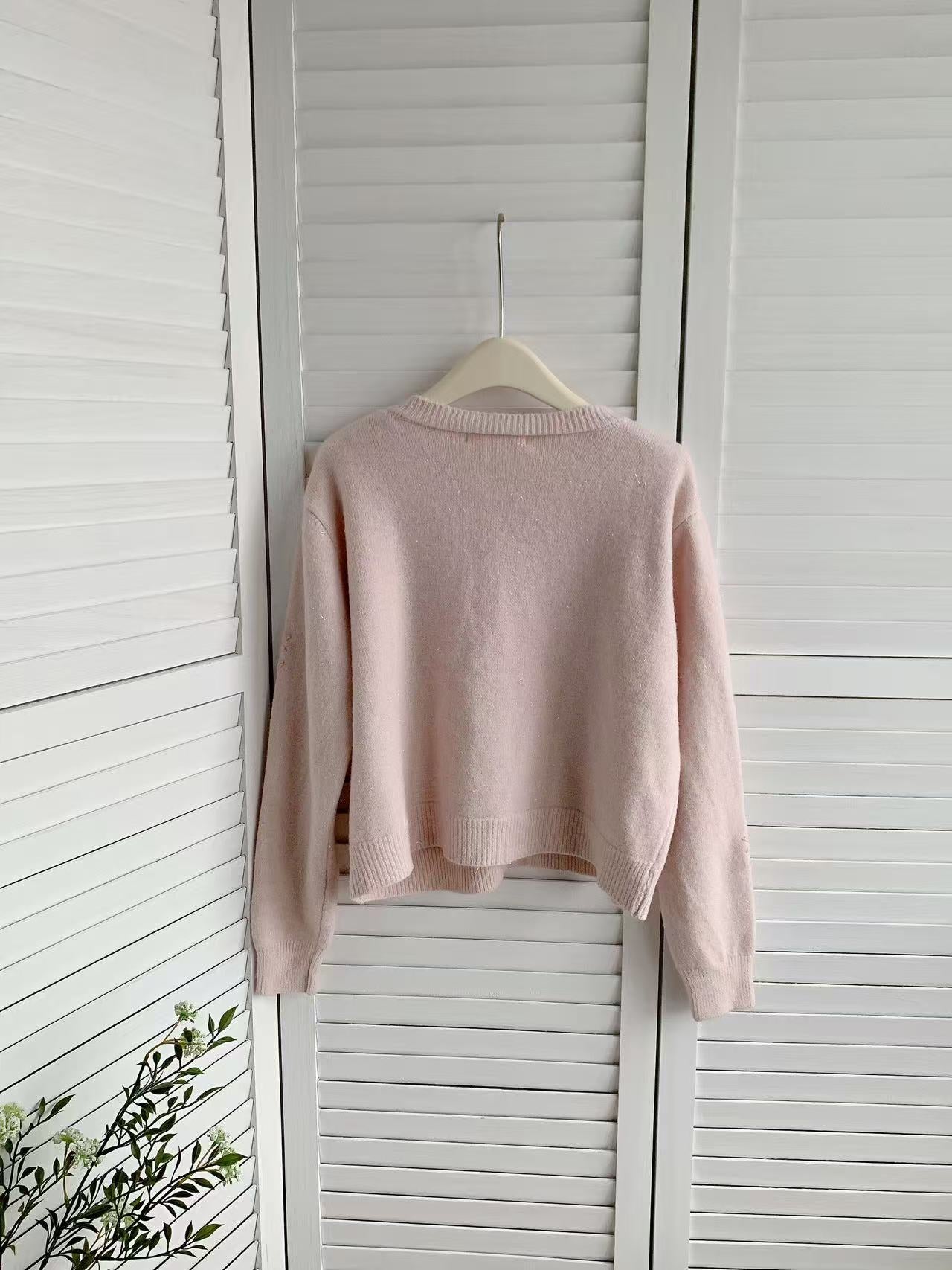 HELLO MILK TEE- 85891 簡約排扣杉