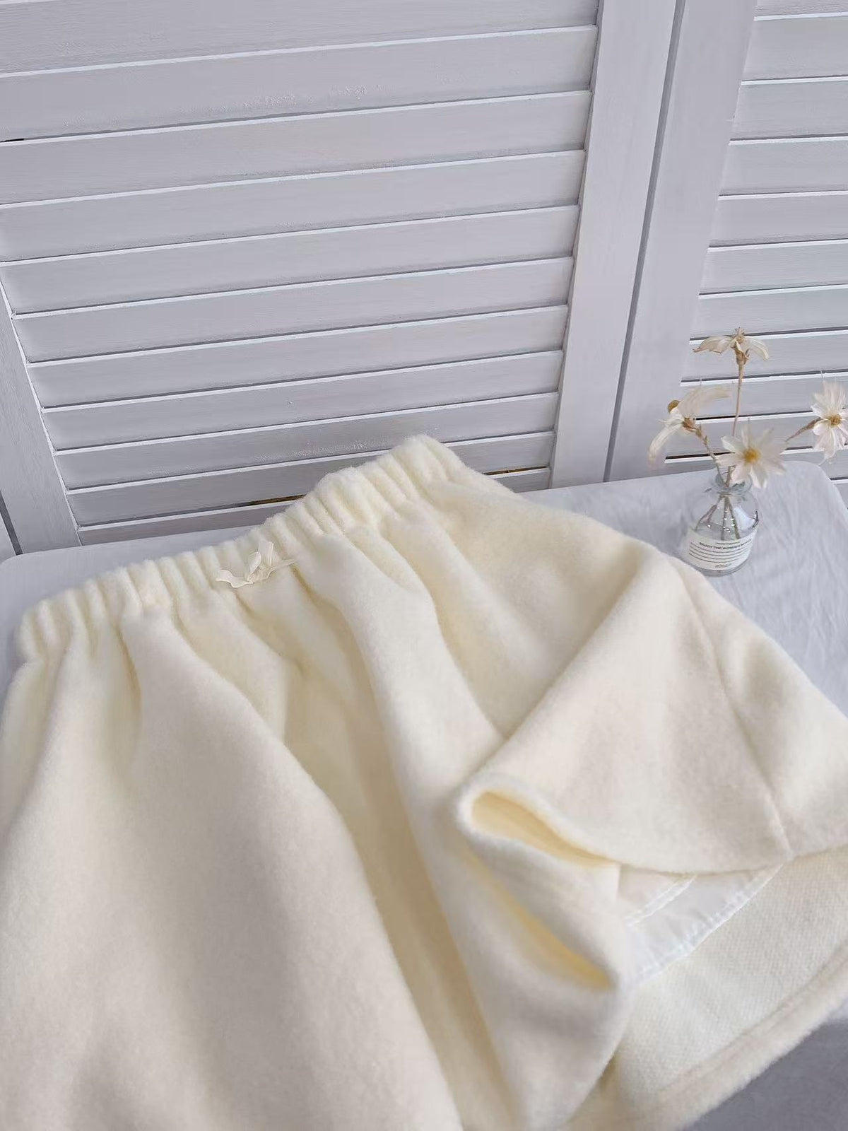 HELLO MILK TEE- 85911 簡約短裙