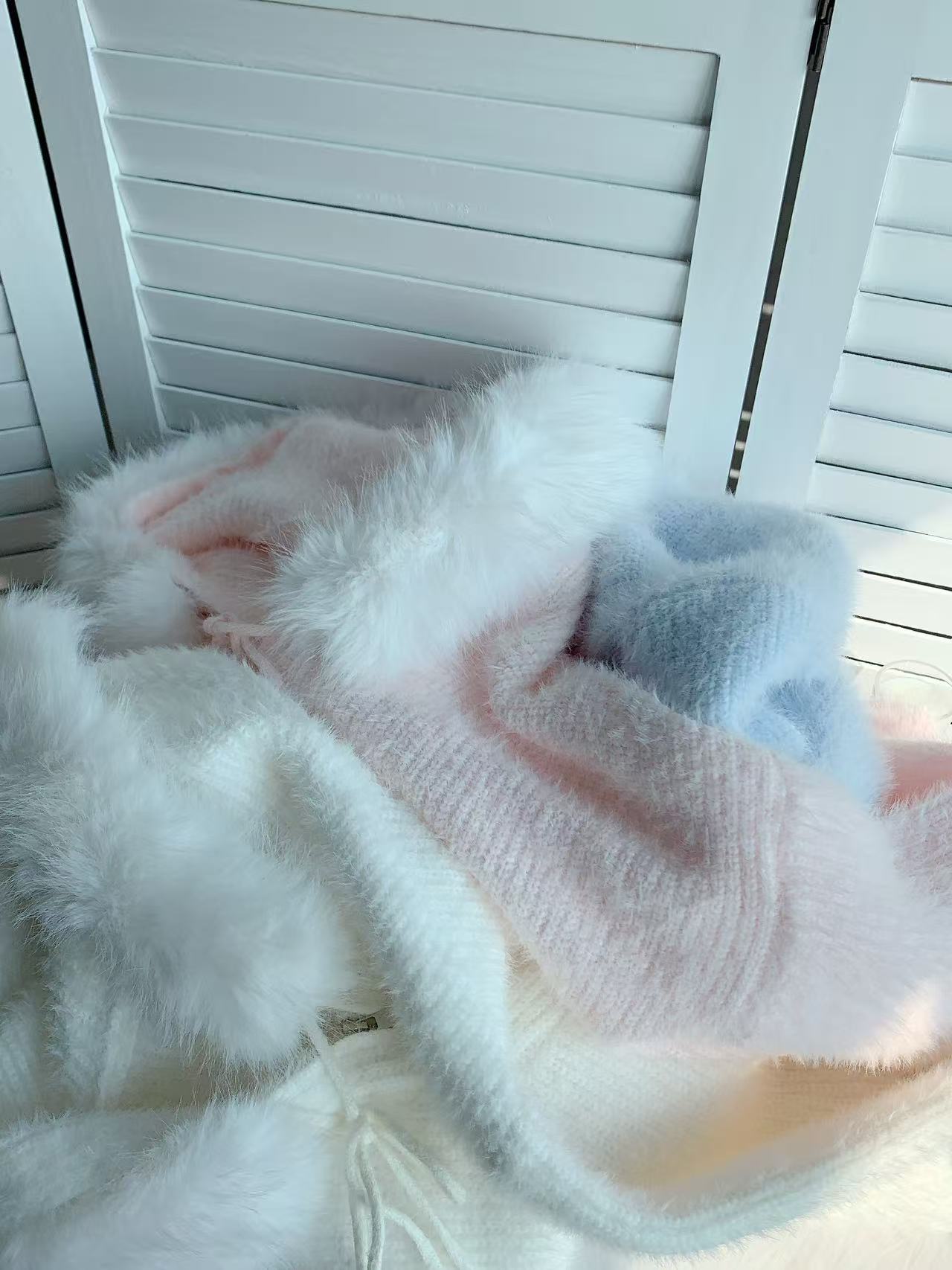 HELLO MILK TEE- 85843 毛領外套