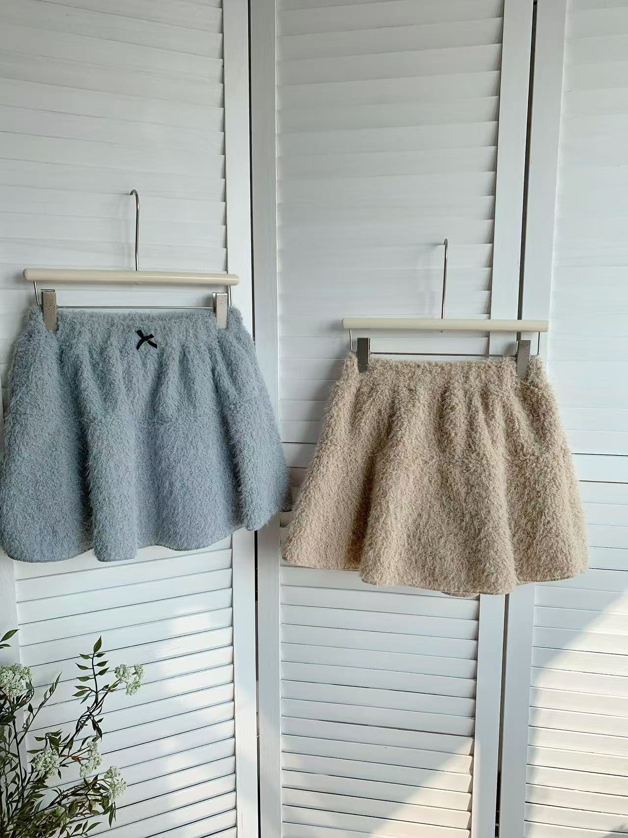 HELLO MILK TEE- 85919 軟糯短裙