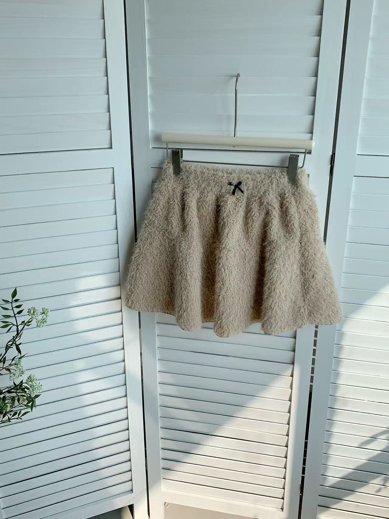 HELLO MILK TEE- 85919 軟糯短裙