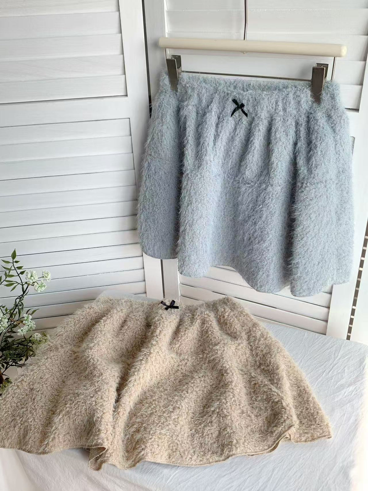 HELLO MILK TEE- 85919 軟糯短裙