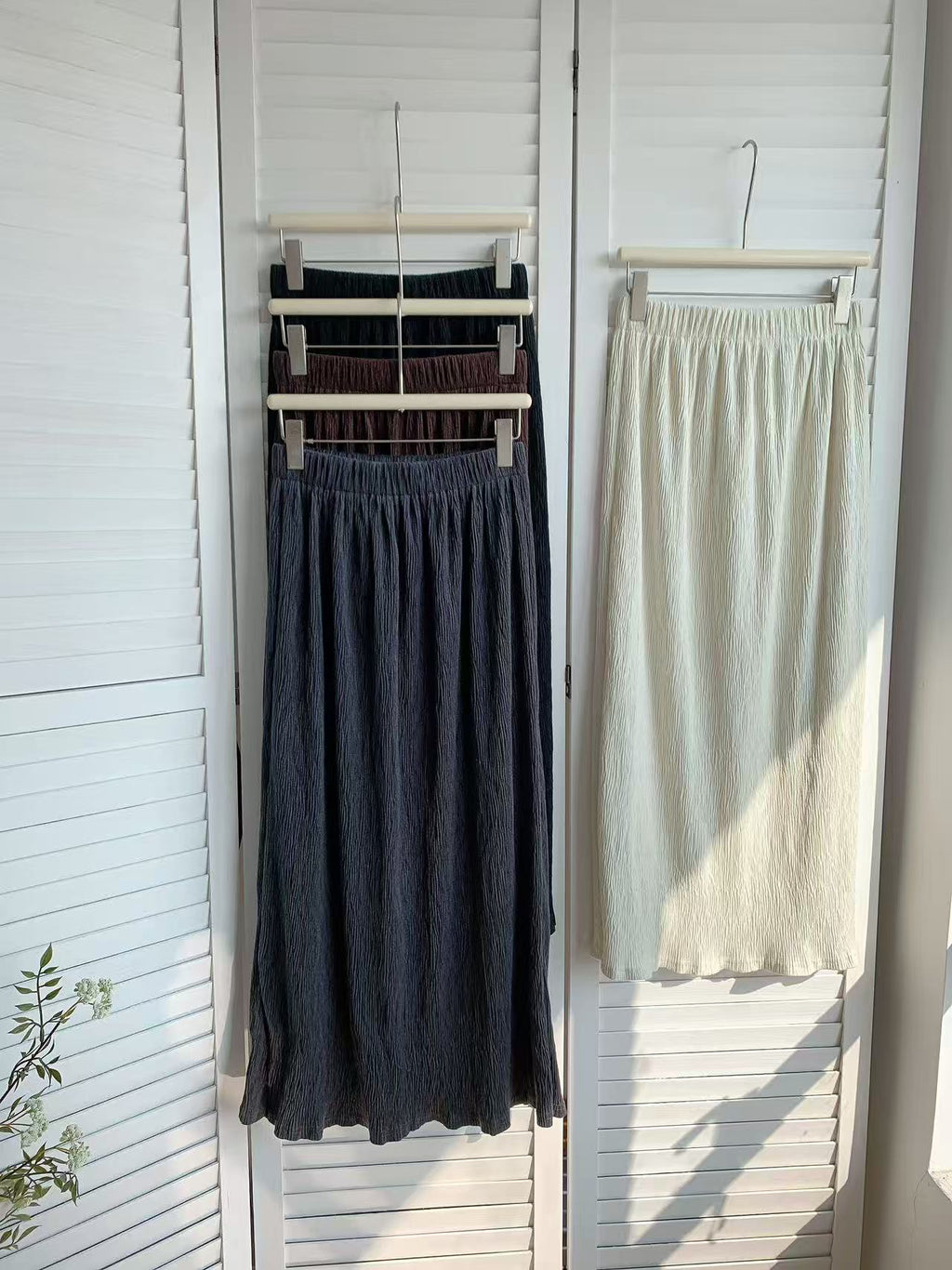 HELLO MILK TEE- 85906 純色半裙