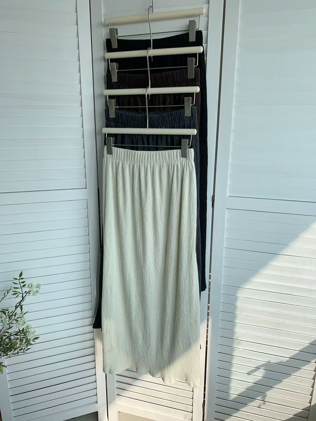 HELLO MILK TEE- 85906 純色半裙