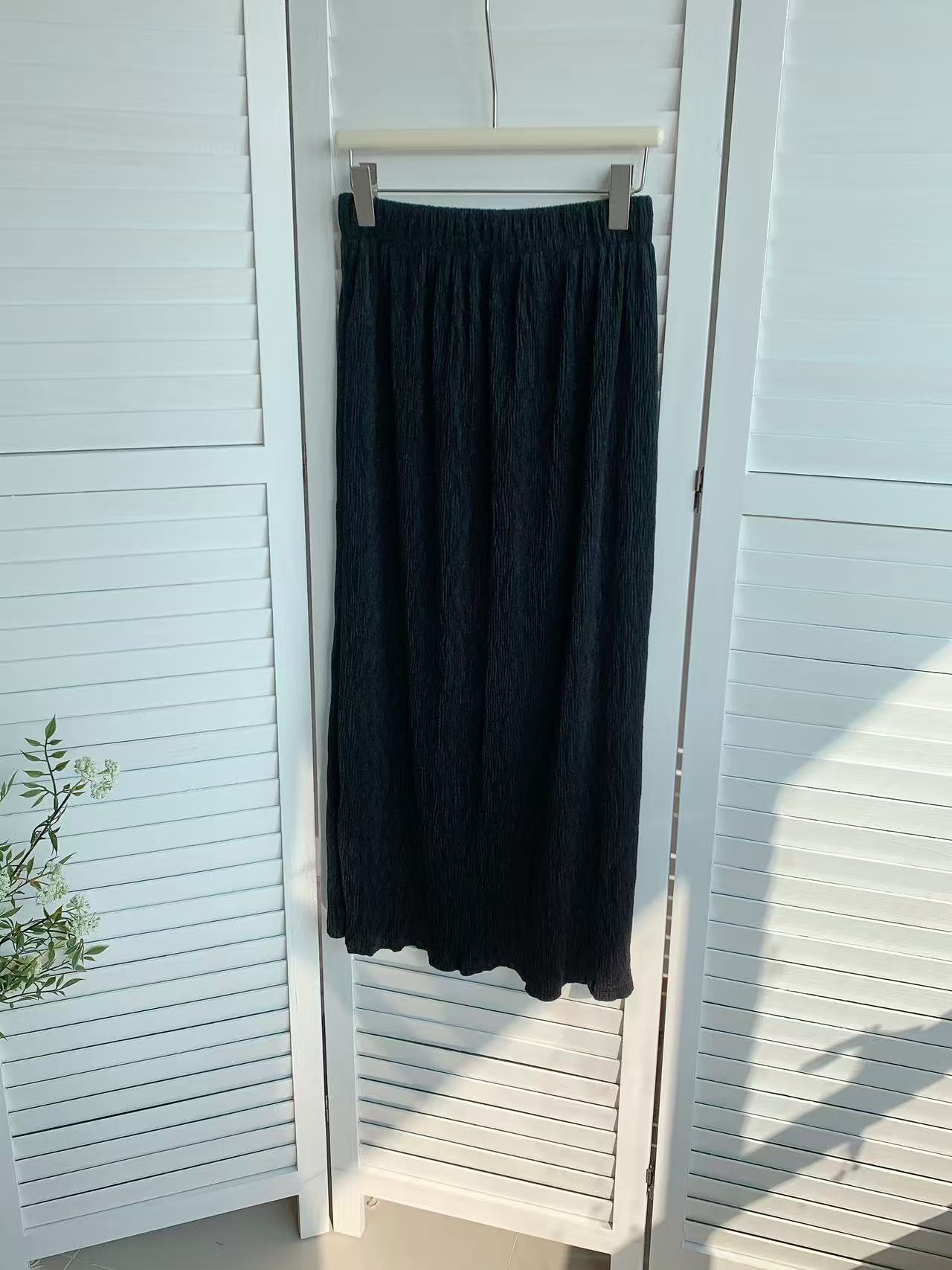 HELLO MILK TEE- 85906 純色半裙