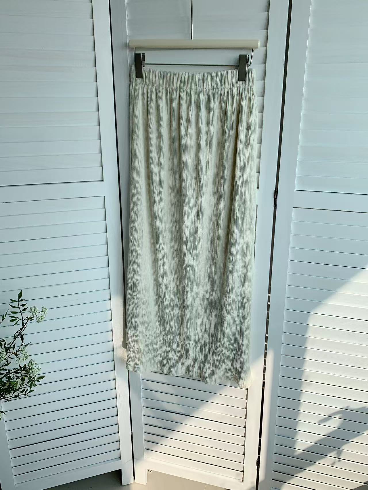 HELLO MILK TEE- 85906 純色半裙