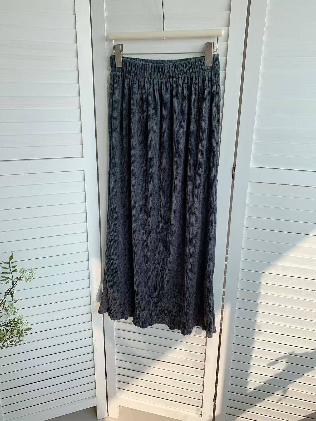 HELLO MILK TEE- 85906 純色半裙