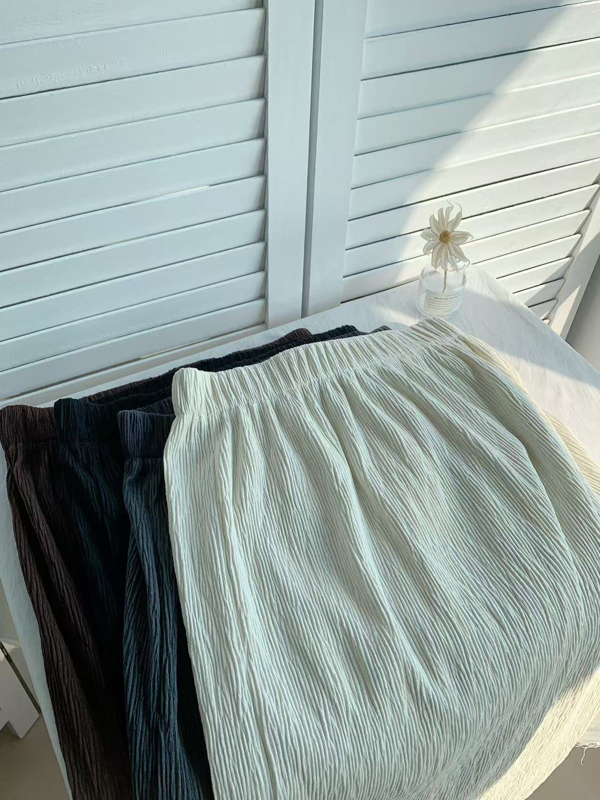 HELLO MILK TEE- 85906 純色半裙