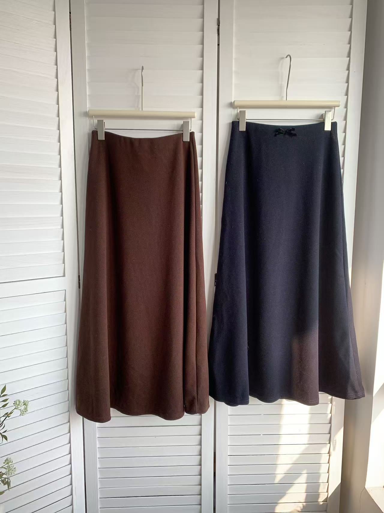 HELLO MILK TEE- 85908 軟糯半裙