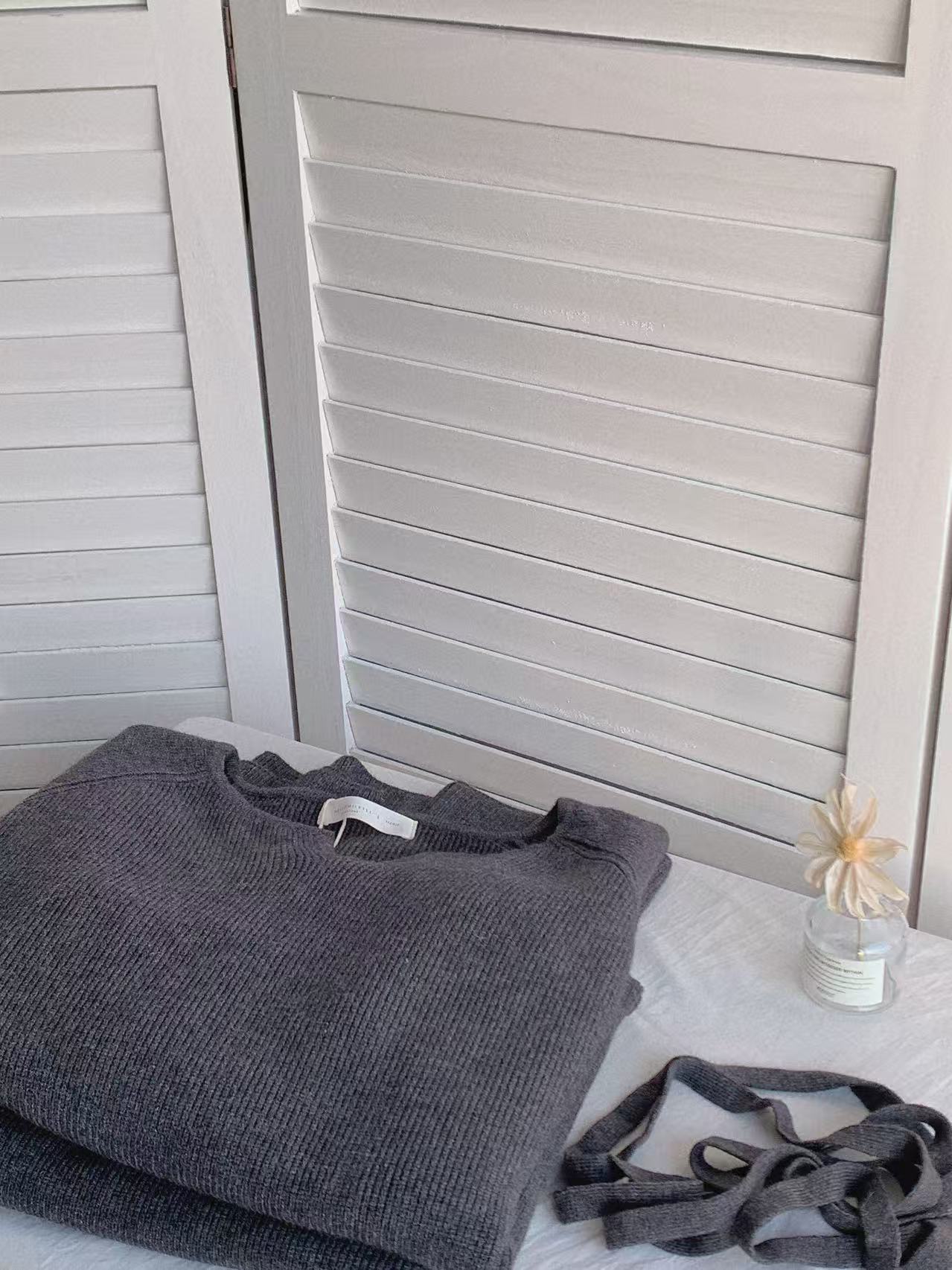 HELLO MILK TEE- 85903 針織連衣裙