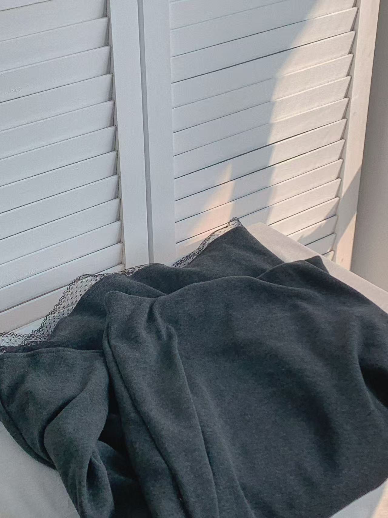 HELLO MILK TEE- 85909 拼接半裙