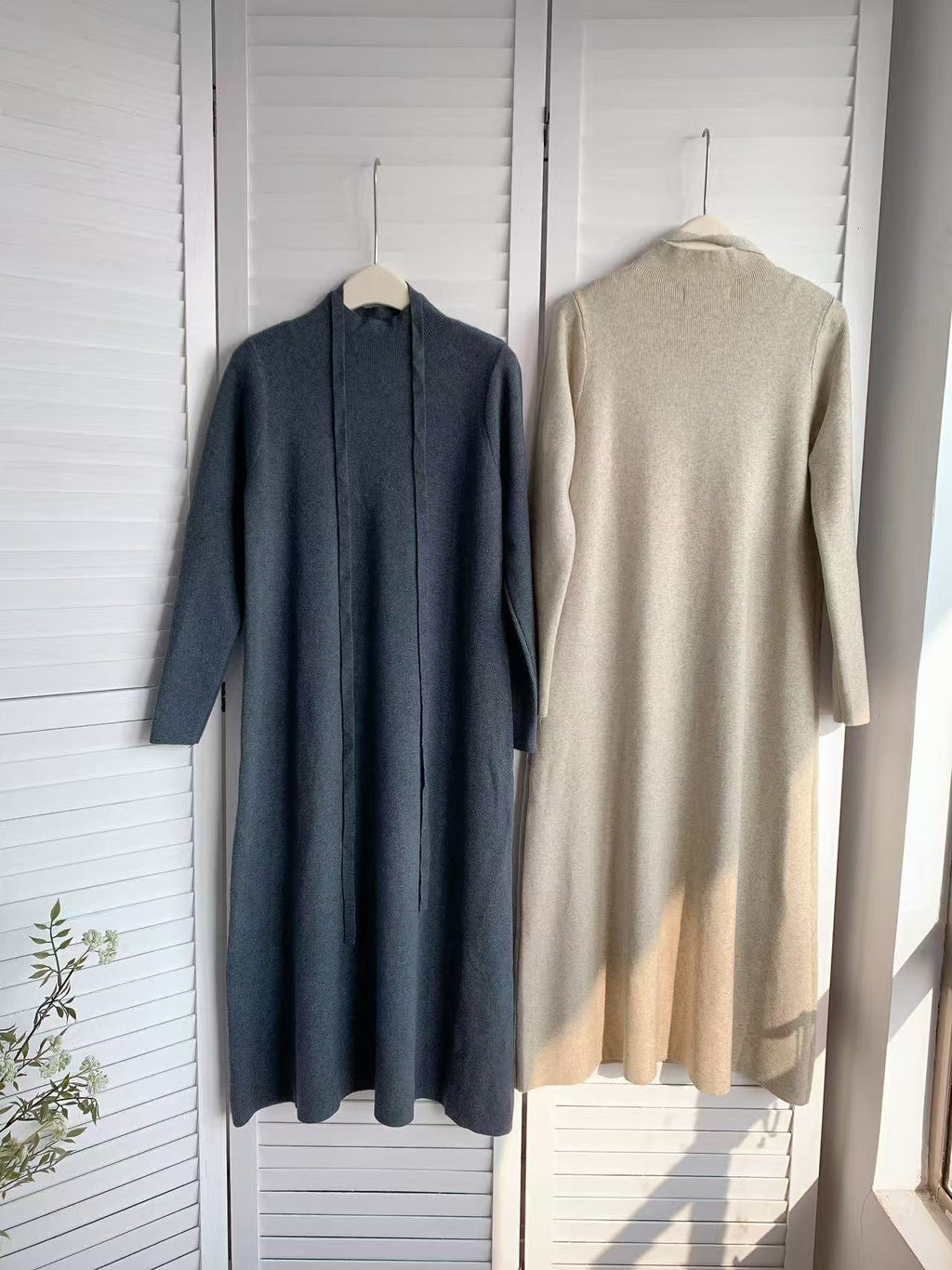 HELLO MILK TEE- 85902 圓領針織裙