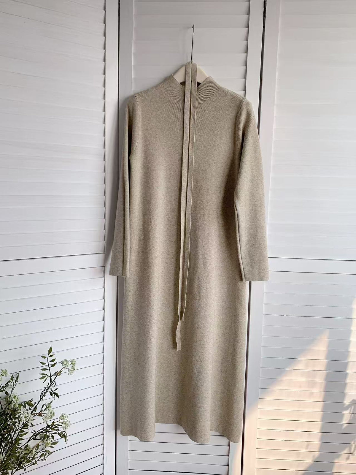 HELLO MILK TEE- 85902 圓領針織裙