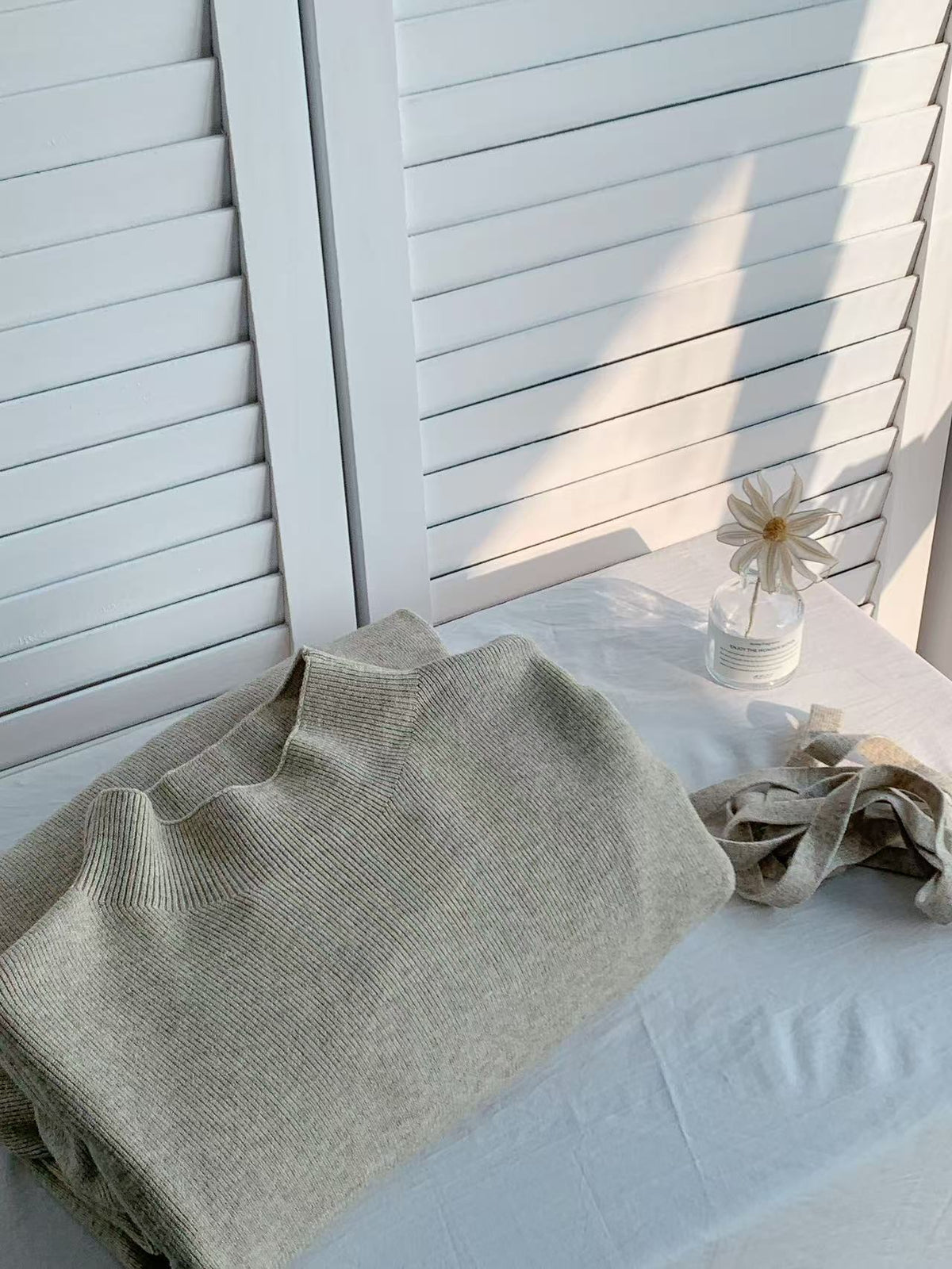 HELLO MILK TEE- 85902 圓領針織裙