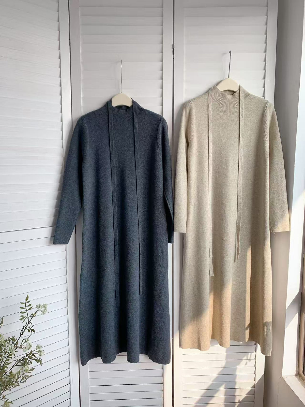 HELLO MILK TEE- 85902 圓領針織裙