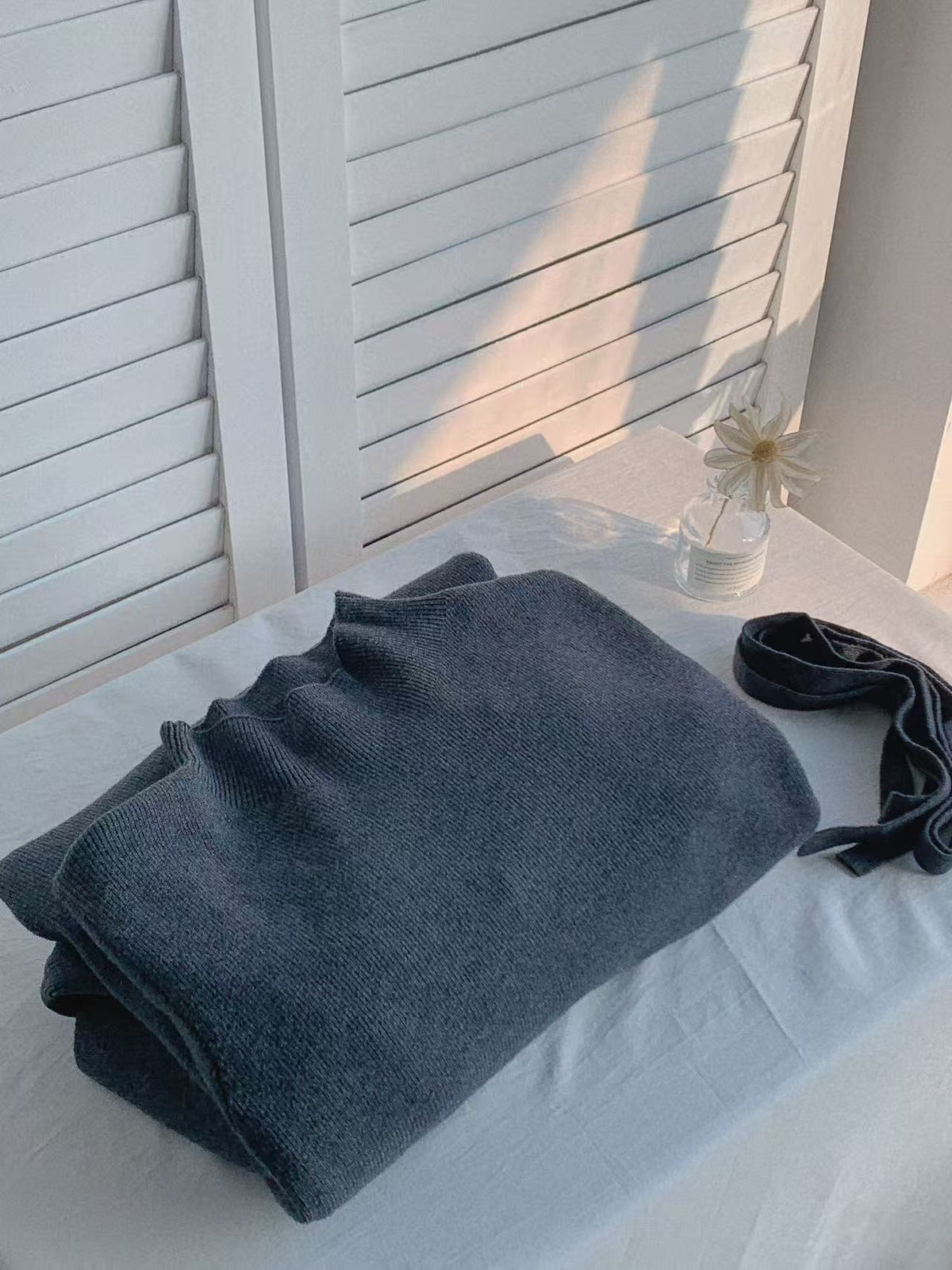 HELLO MILK TEE- 85902 圓領針織裙