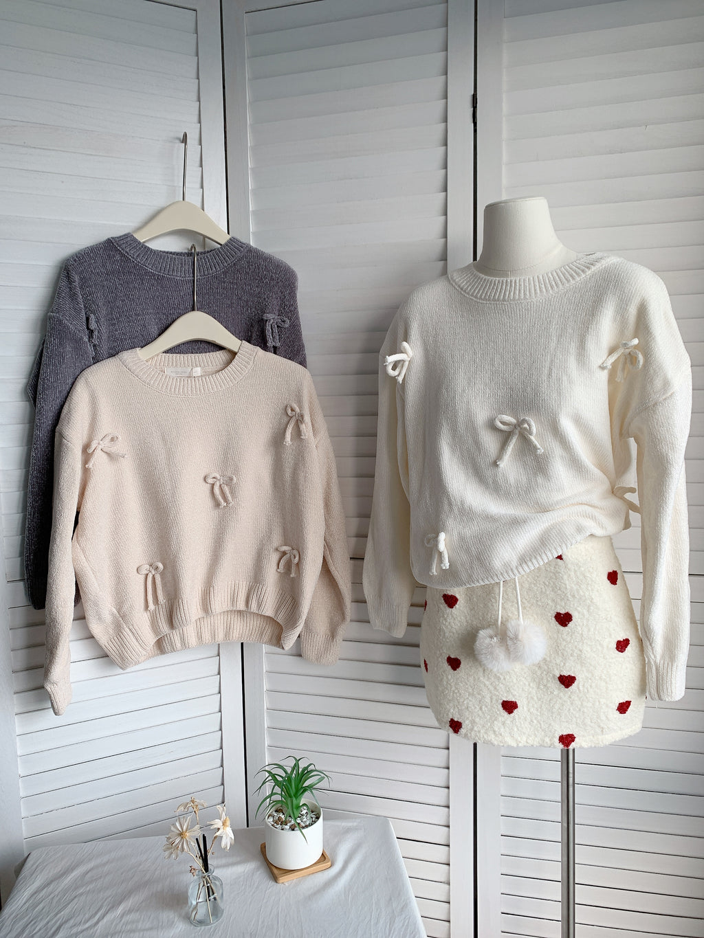 HELLO MILK TEE-85868 百搭針織衫