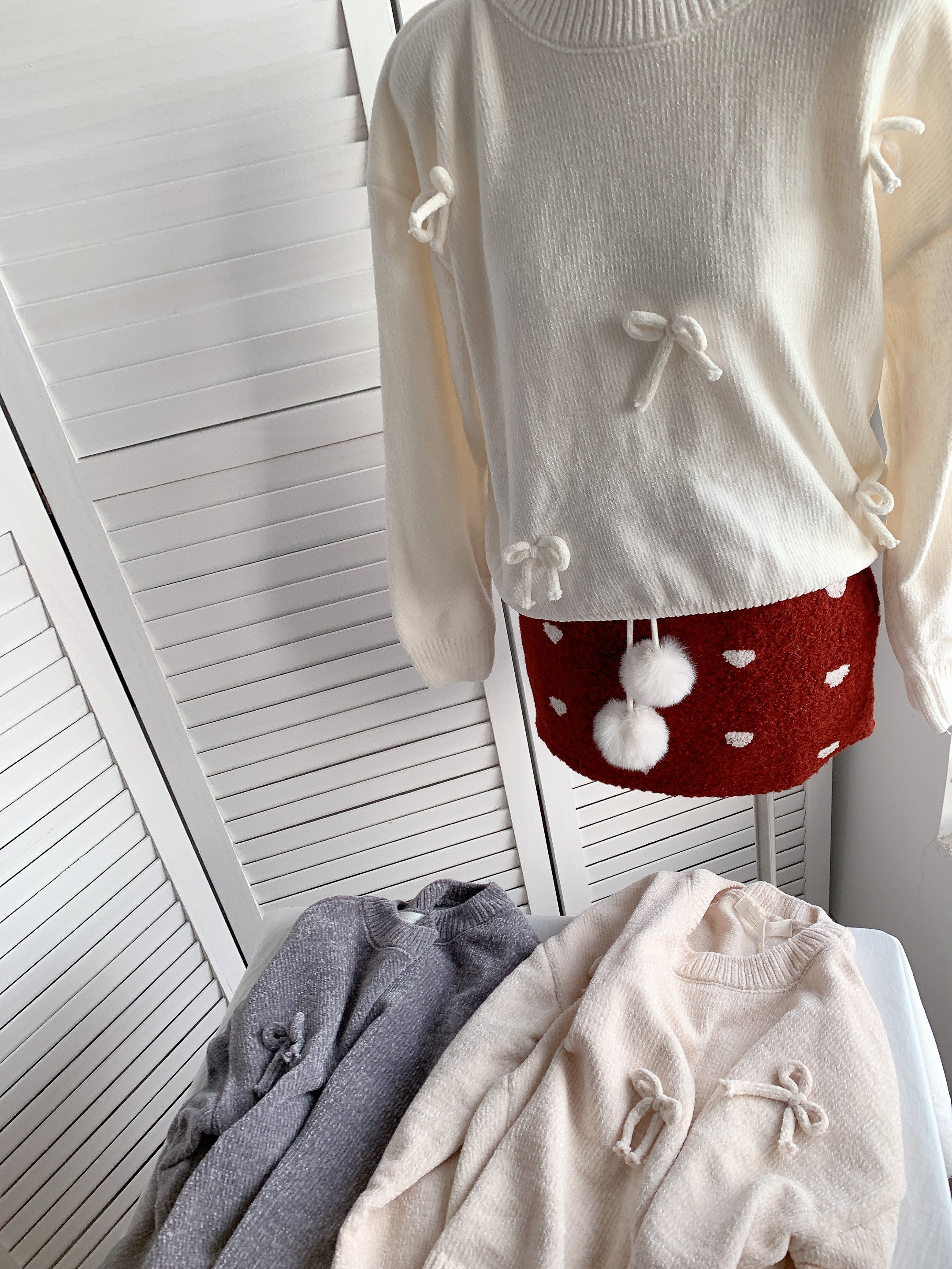 HELLO MILK TEE-85868 百搭針織衫