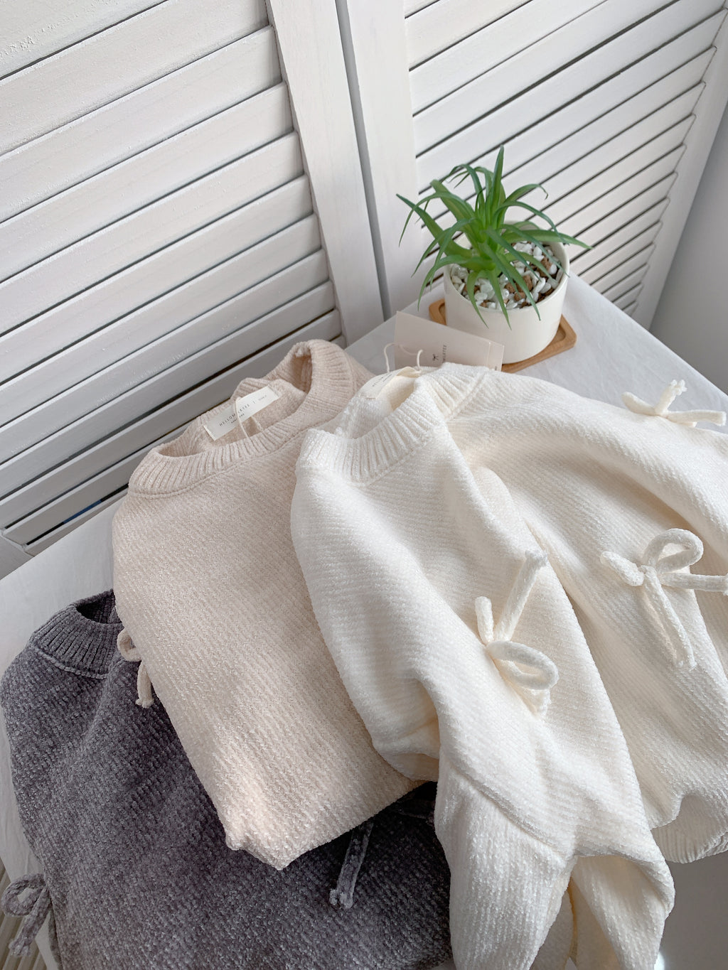 HELLO MILK TEE-85868 百搭針織衫