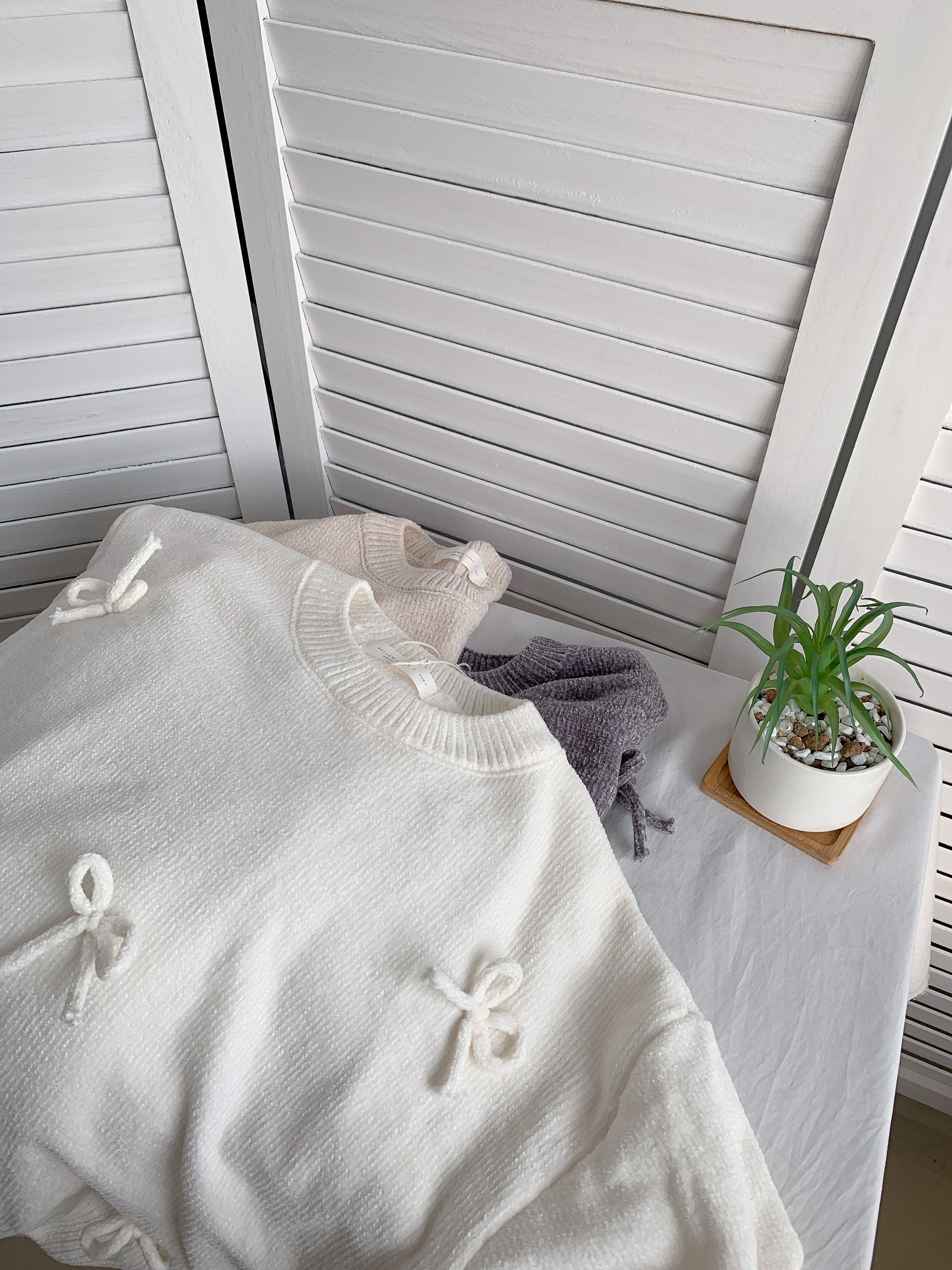 HELLO MILK TEE-85868 百搭針織衫