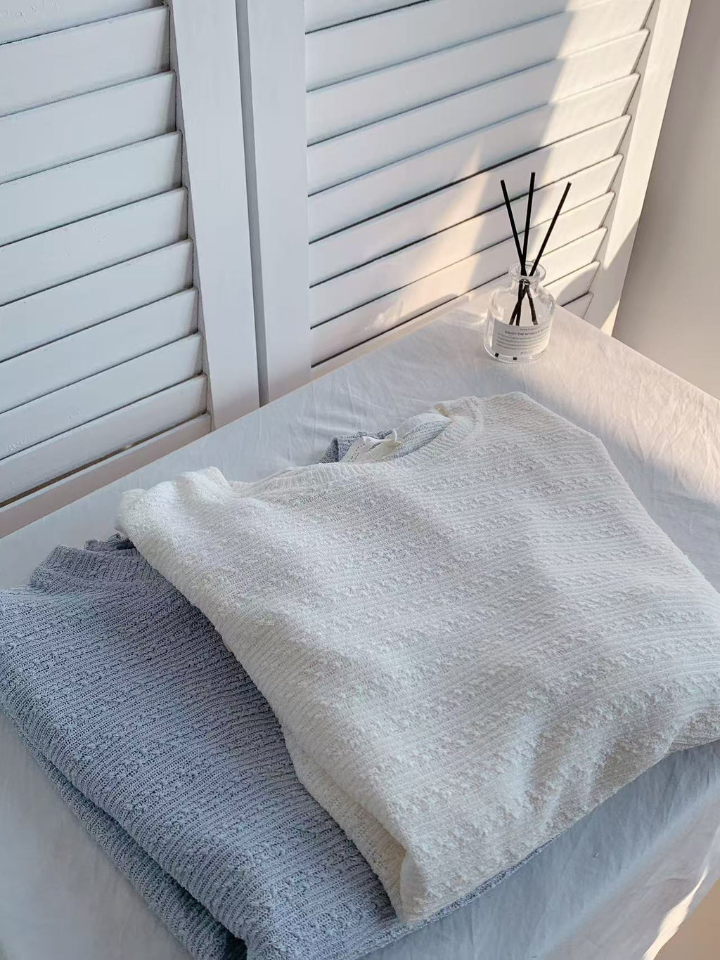 HELLO MILK TEE- 85934 圓領長袖衫