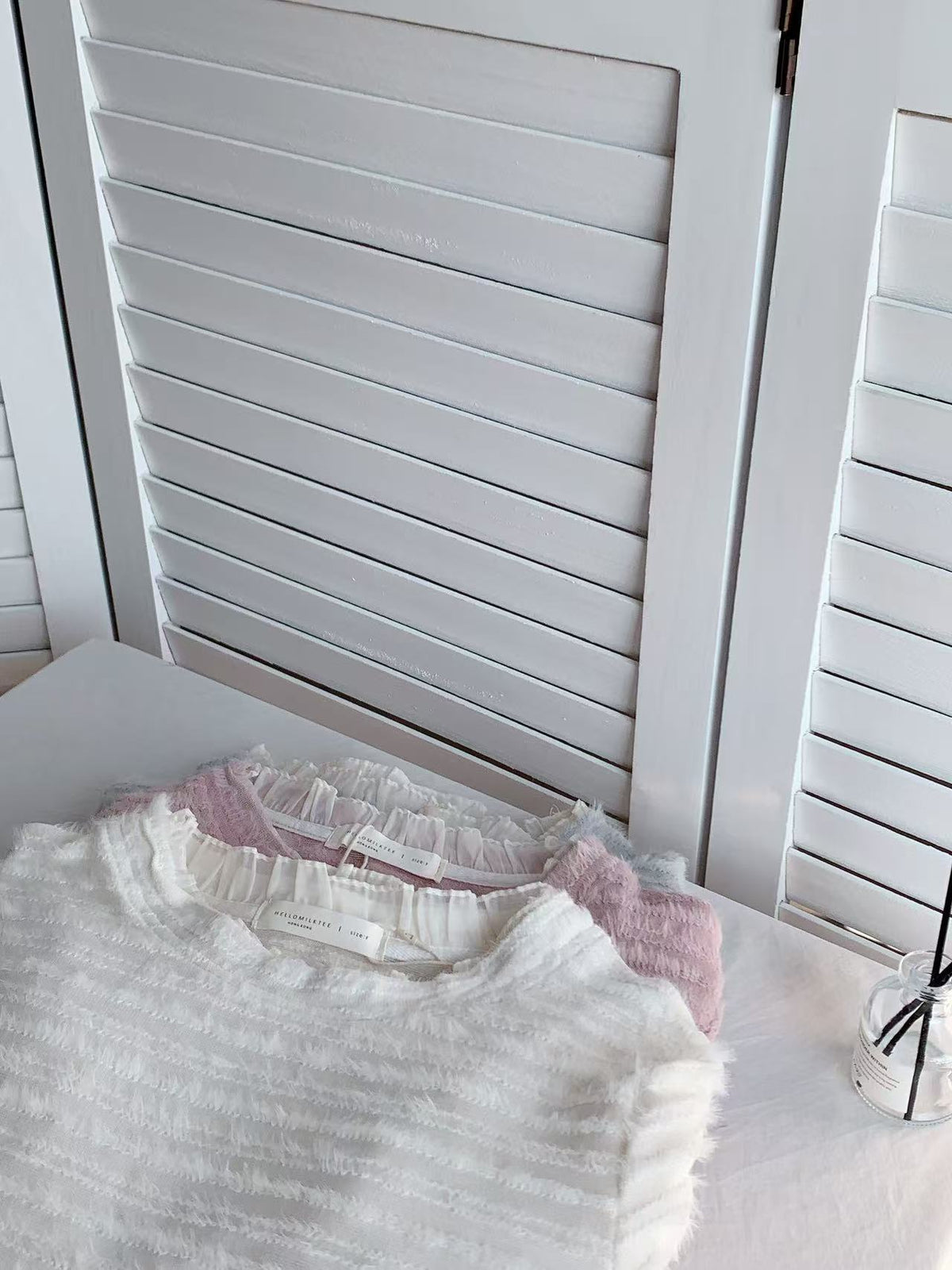 HELLO MILK TEE- 85933 設計感上衣