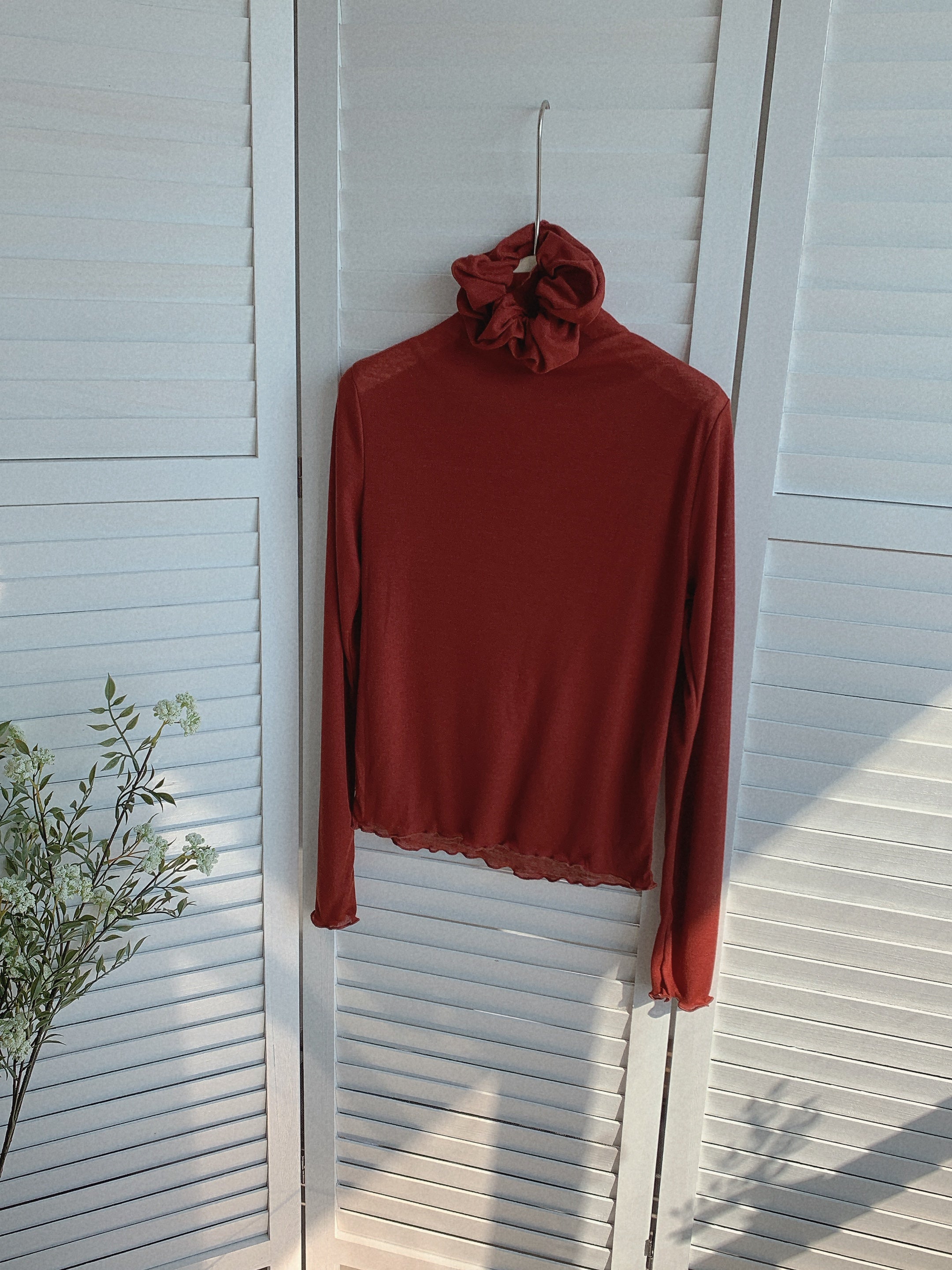 HELLO MILK TEE- 85961 高領上衣