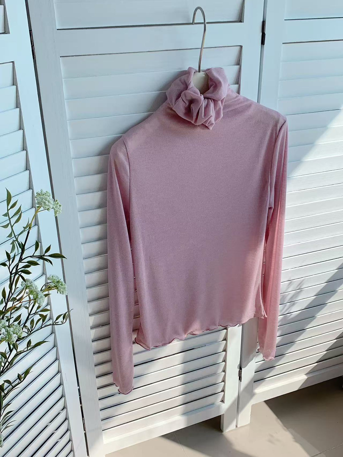 HELLO MILK TEE- 85961 高領上衣