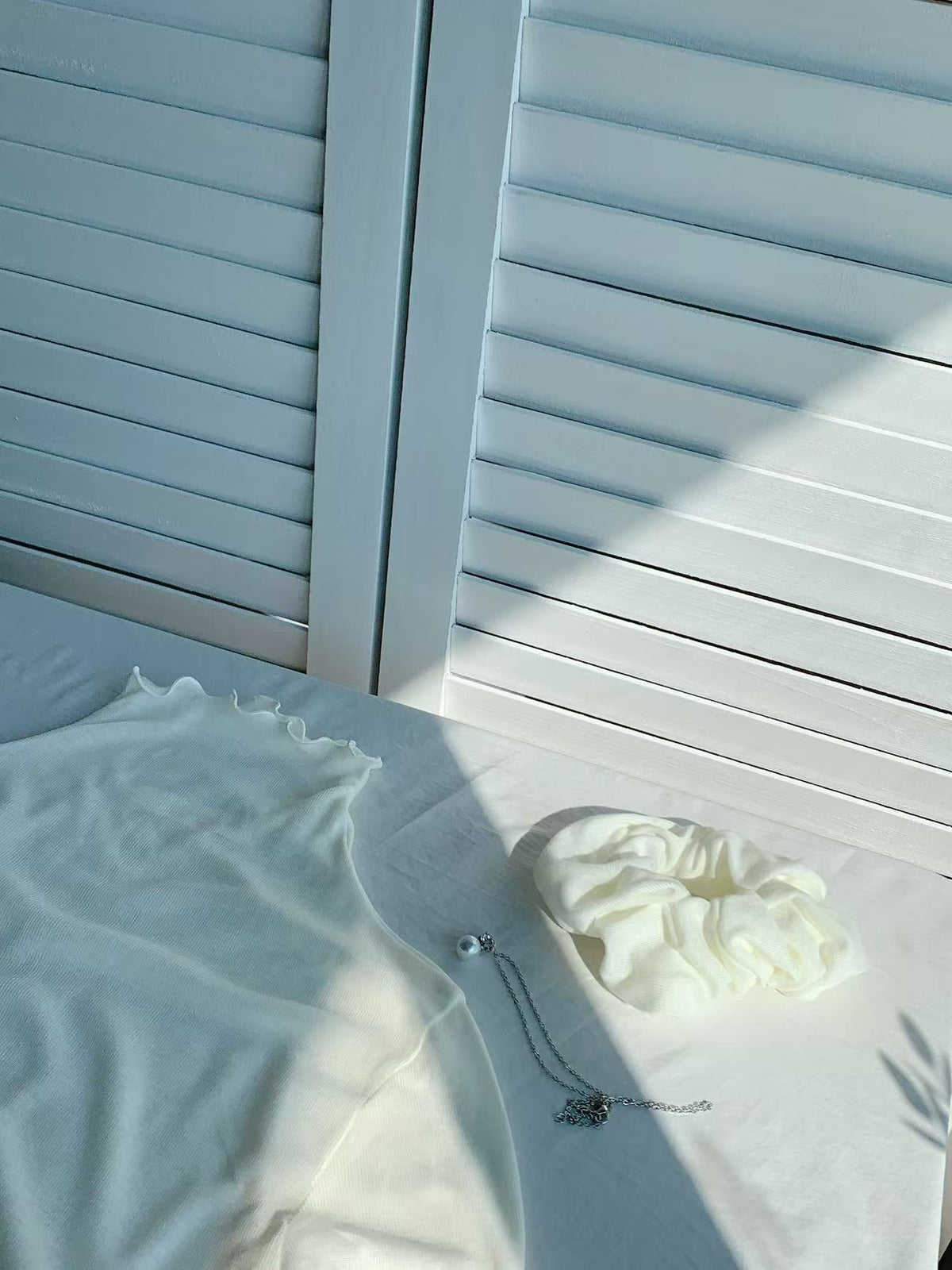 HELLO MILK TEE- 85961 高領上衣