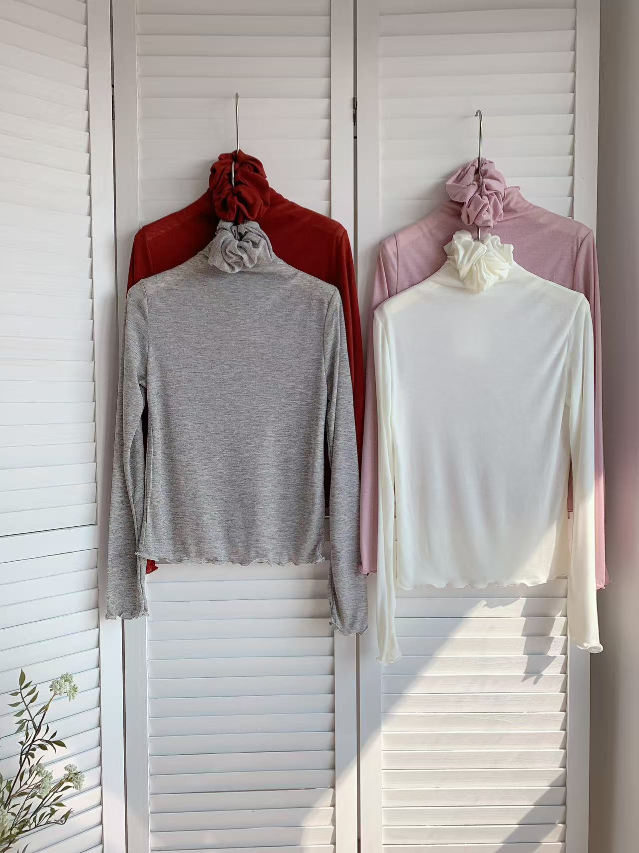 HELLO MILK TEE- 85961 高領上衣