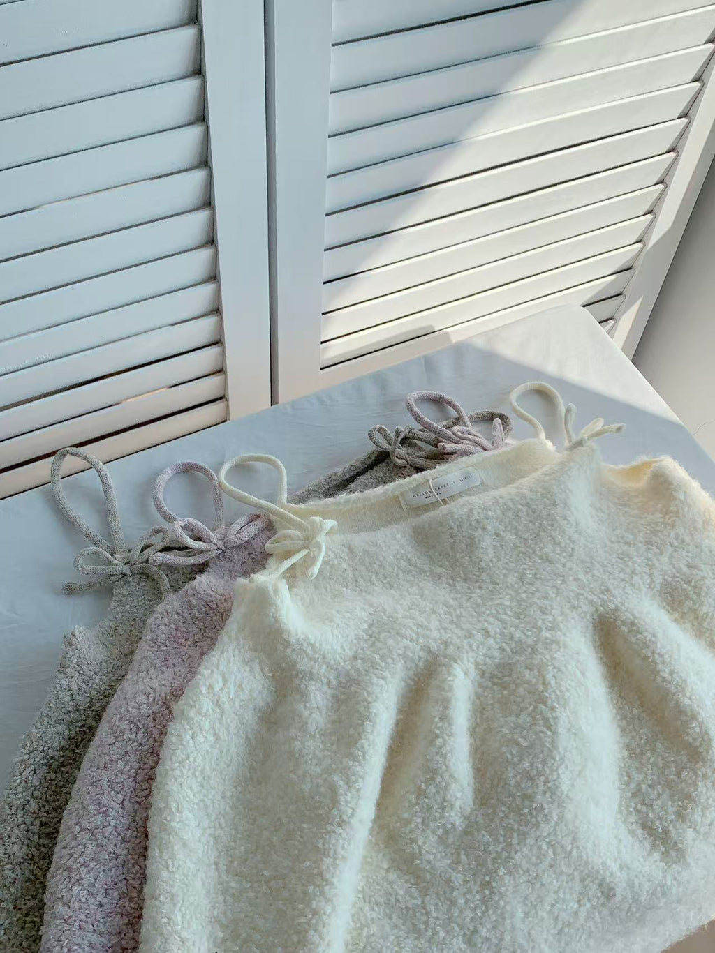 HELLO MILK TEE- 85914 吊帶上衣