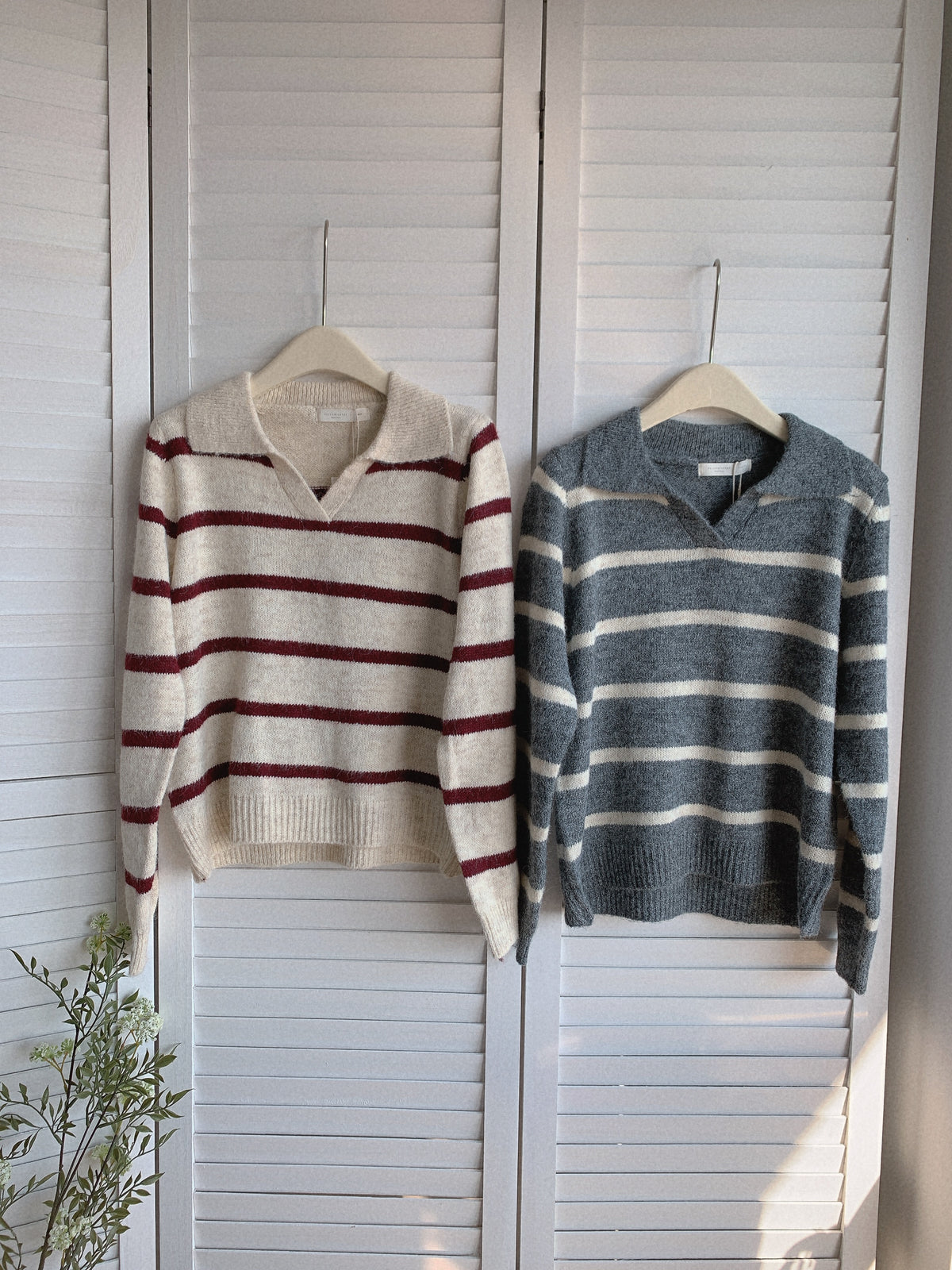 HELLO MILK TEE- 85731 條紋上衣